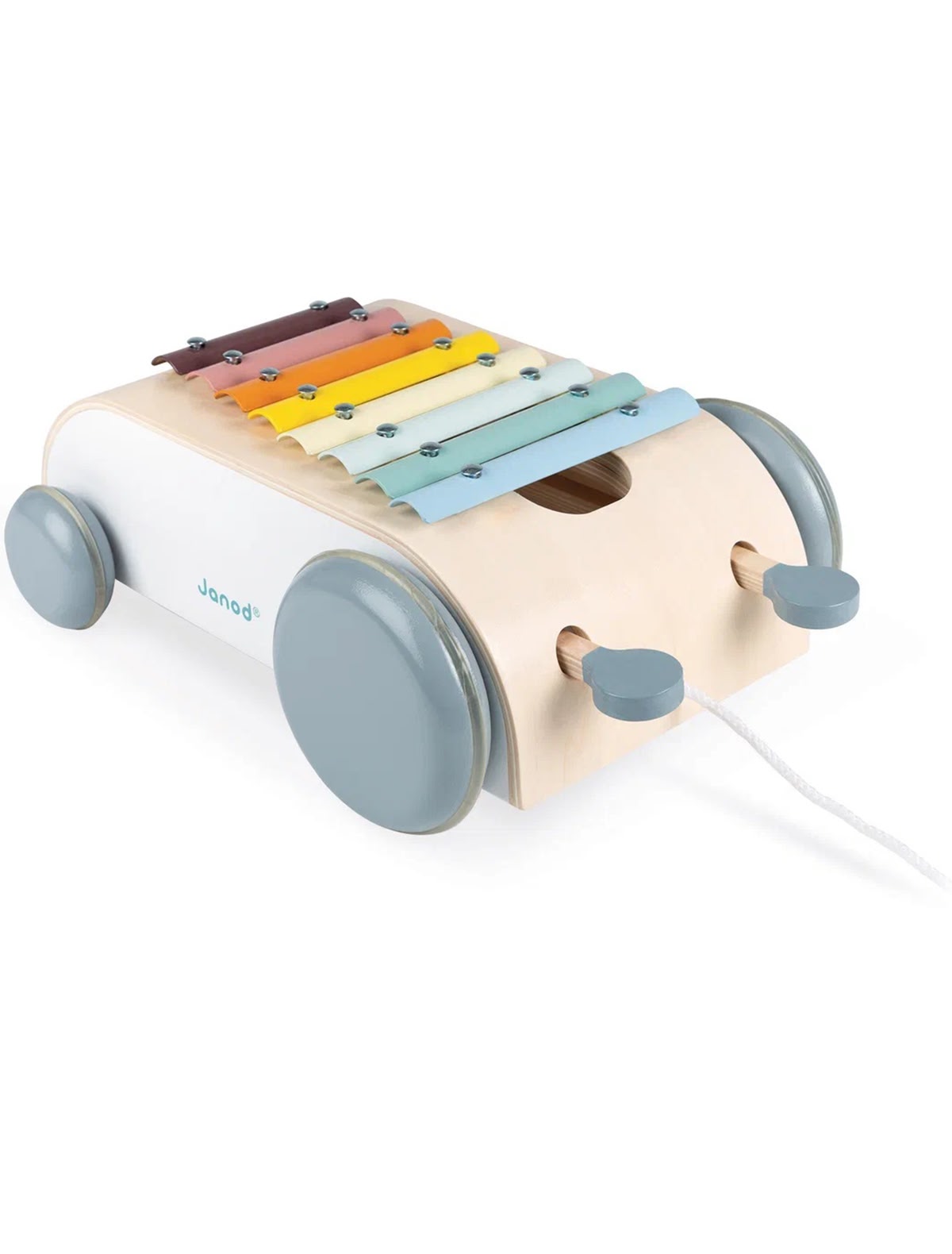 Каталка на веревочке "Ксилофон"