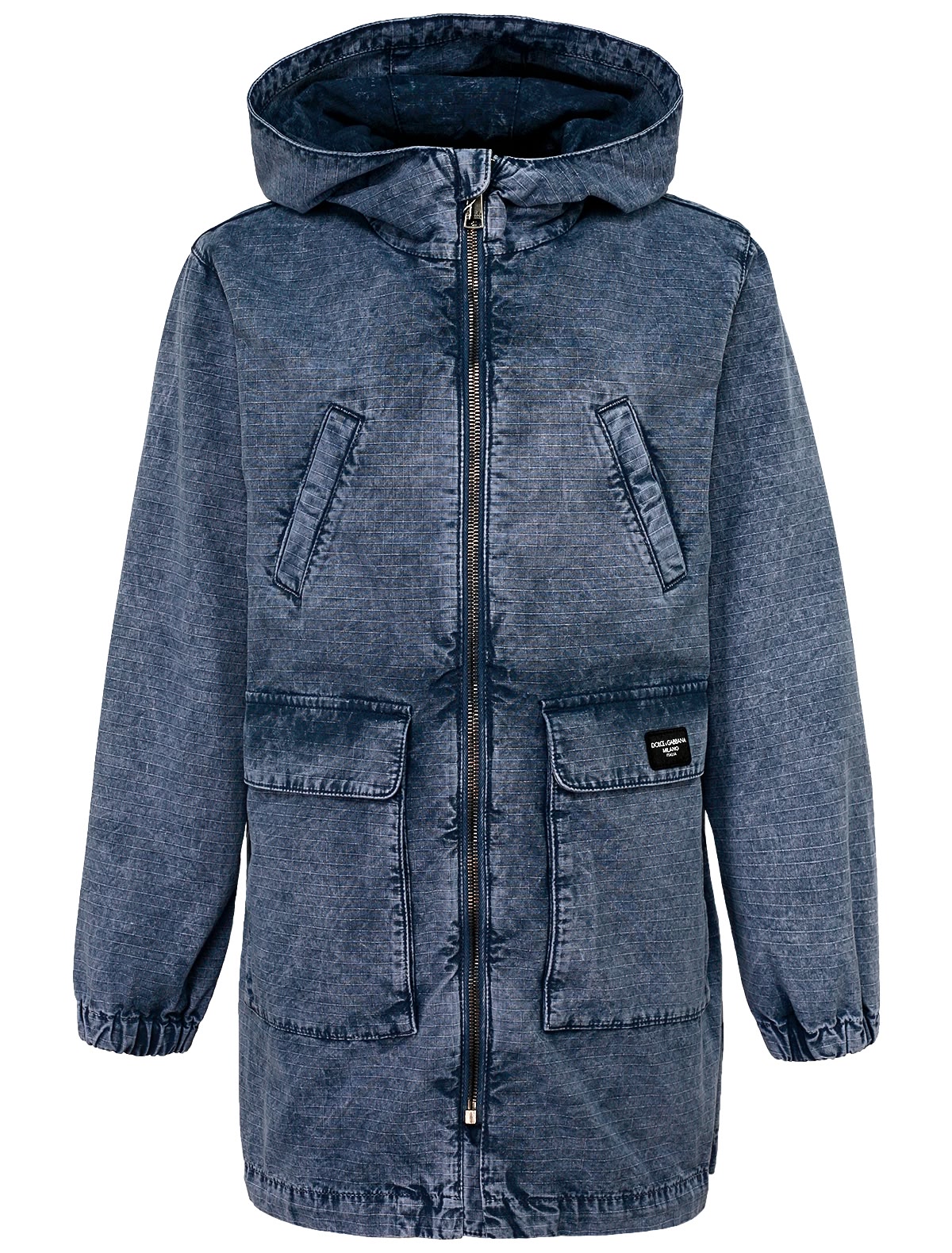 Джинсовая куртка с объёмными карманами