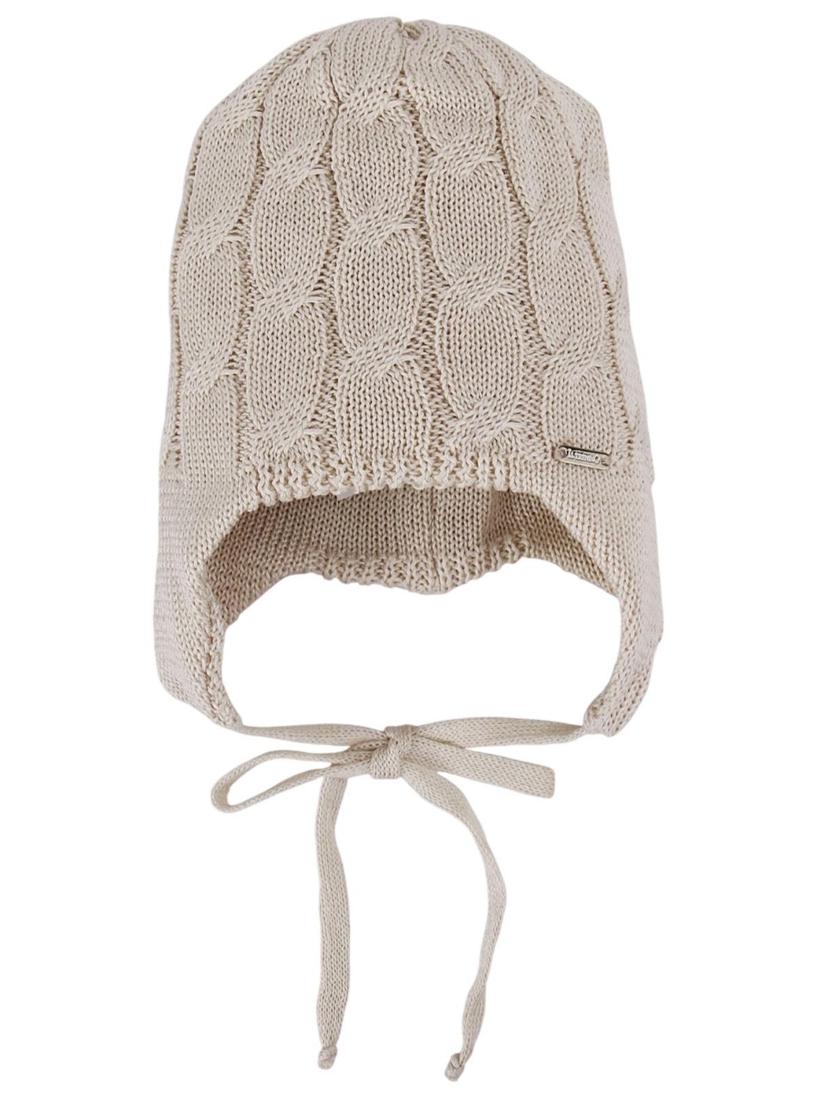 Шапка песочного оттенка