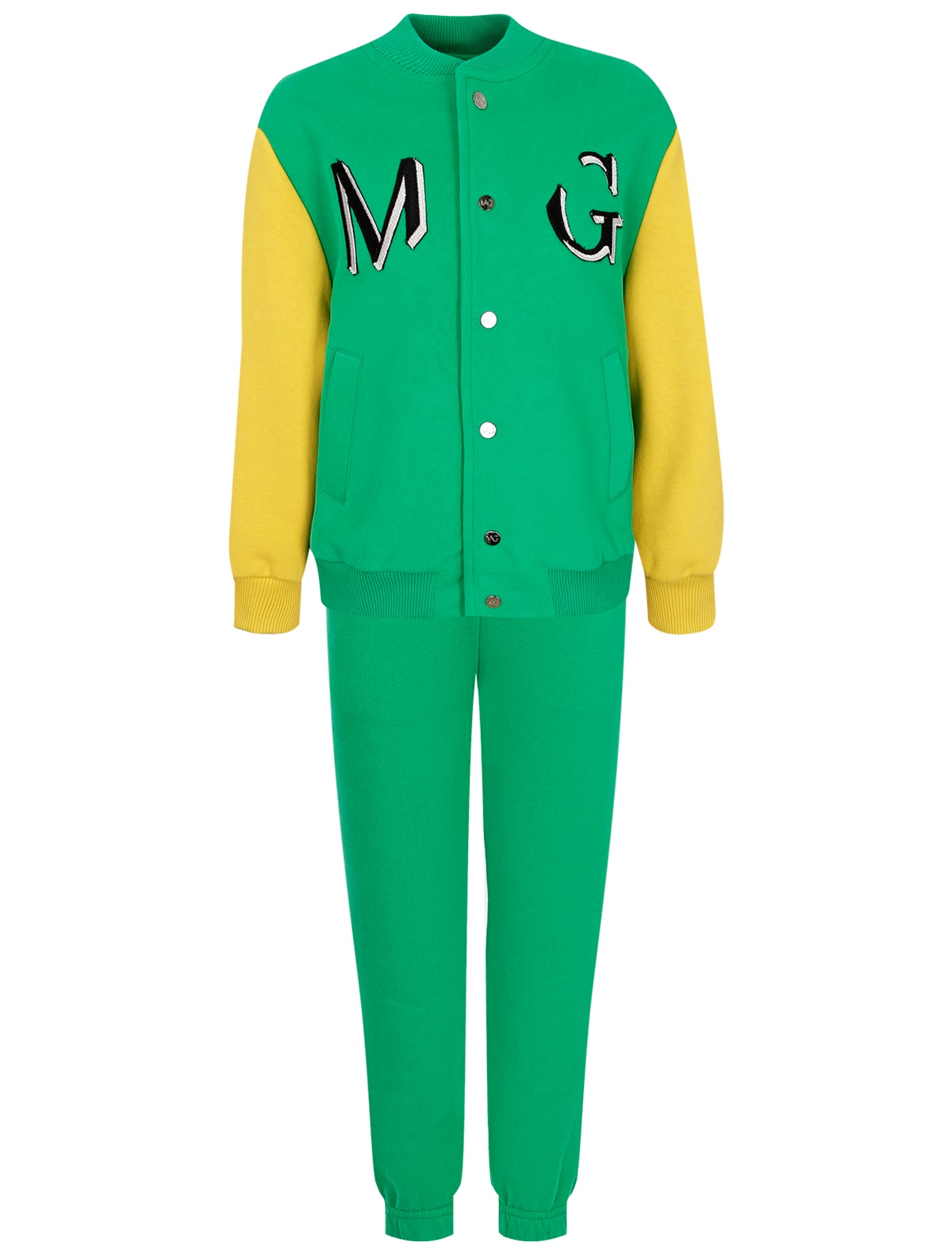 Костюм спортивный с контрастными рукавами