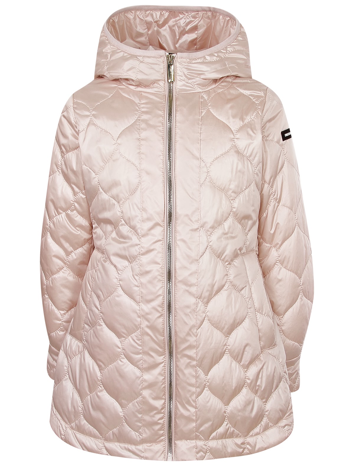 Удлиненная куртка с принтом на подкладке