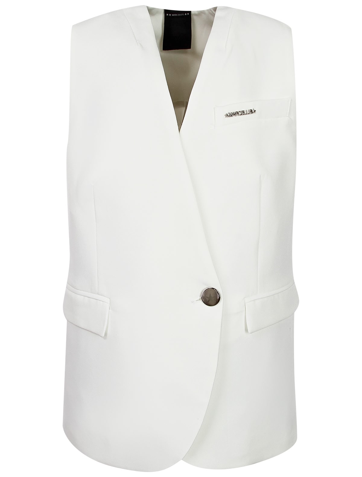 Белый жилет