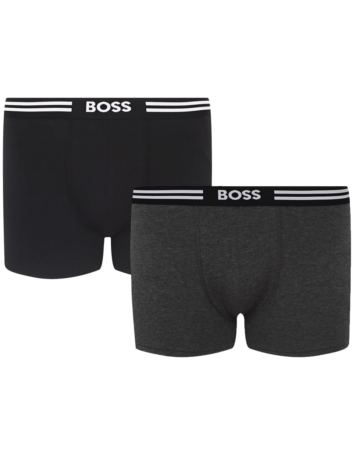 Комплект трусов серые/чёрные, 2 шт.