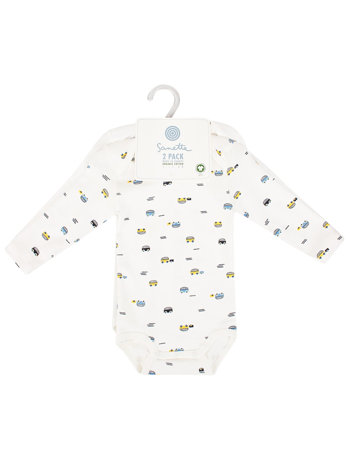 Комплект из 2-х кремовых боди