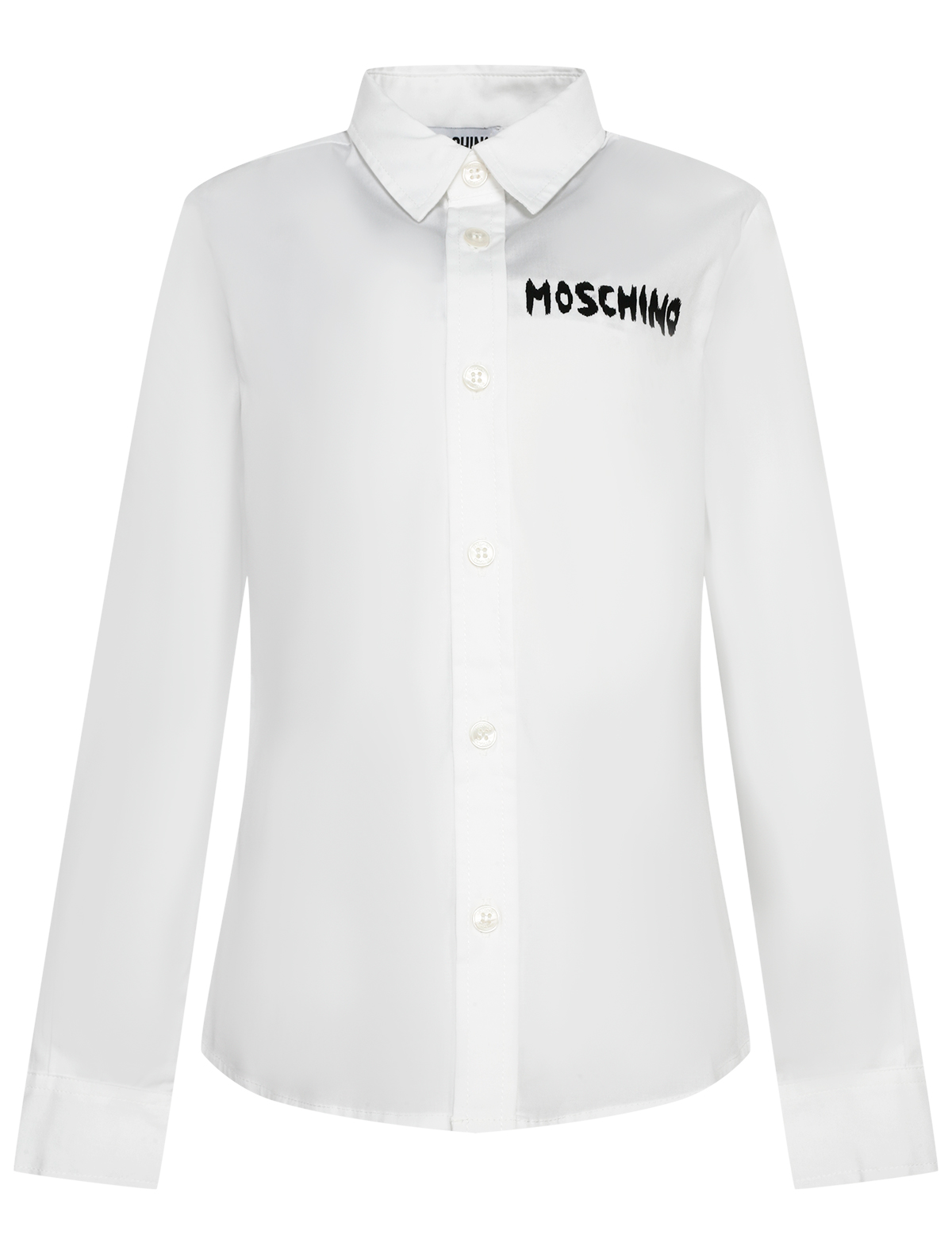 Рубашка Moschino белого цвета