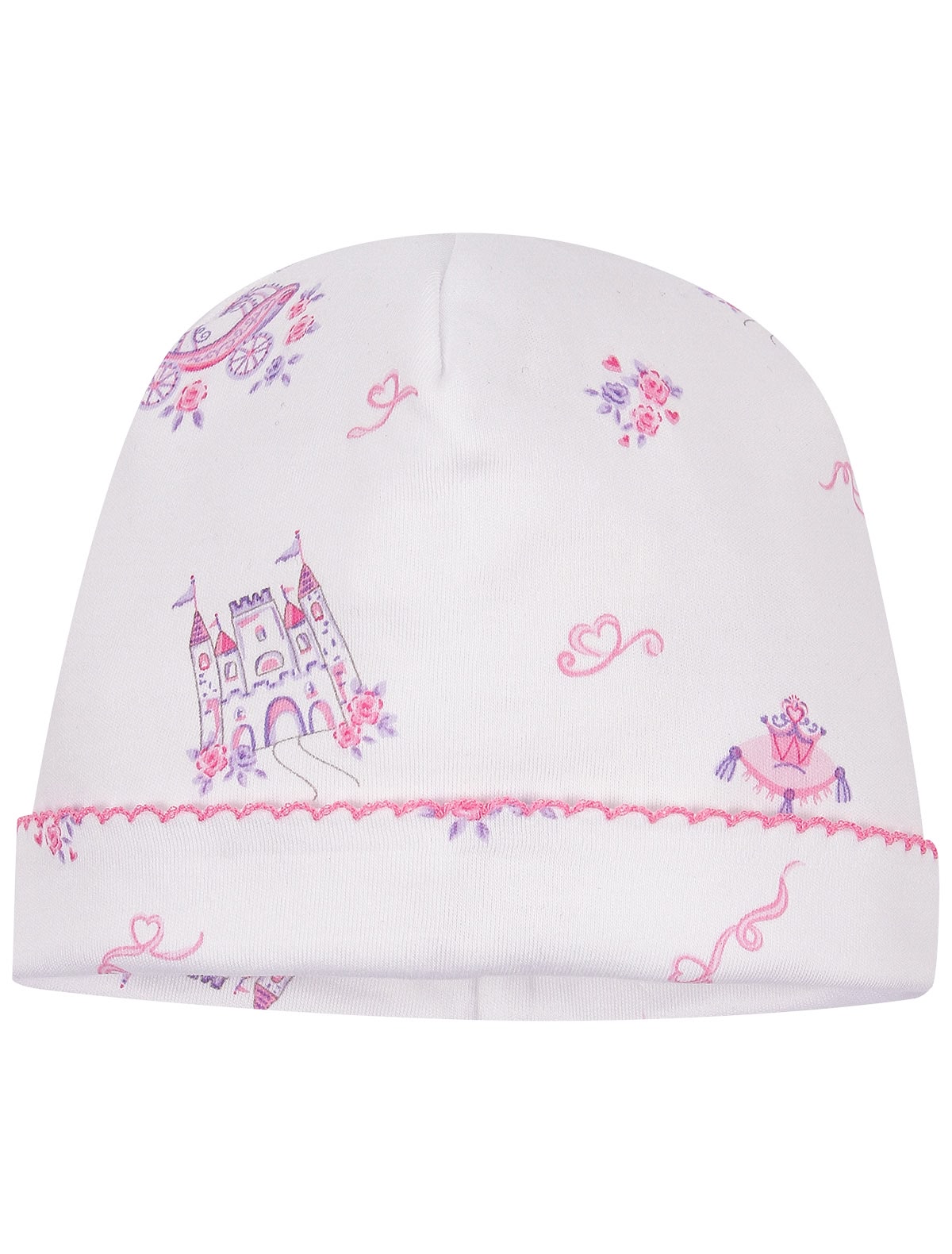 Шапка с принтом замок