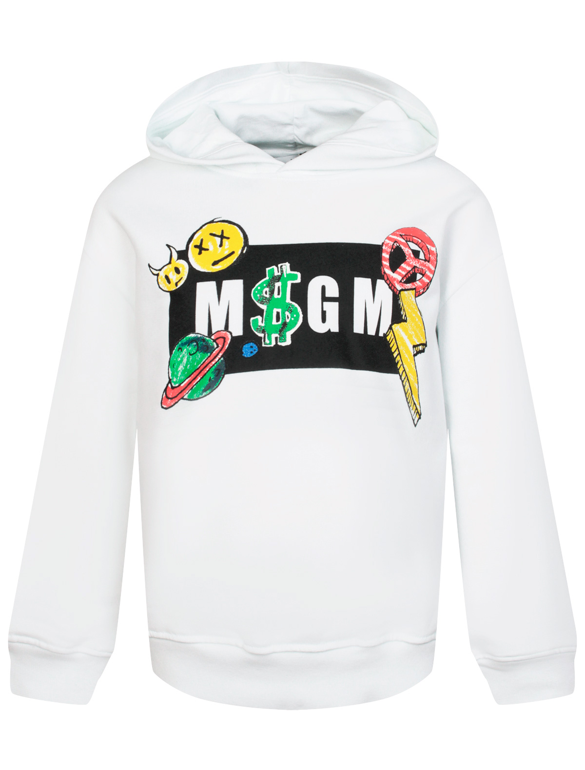 

Худи MSGM, Белый, 2531243