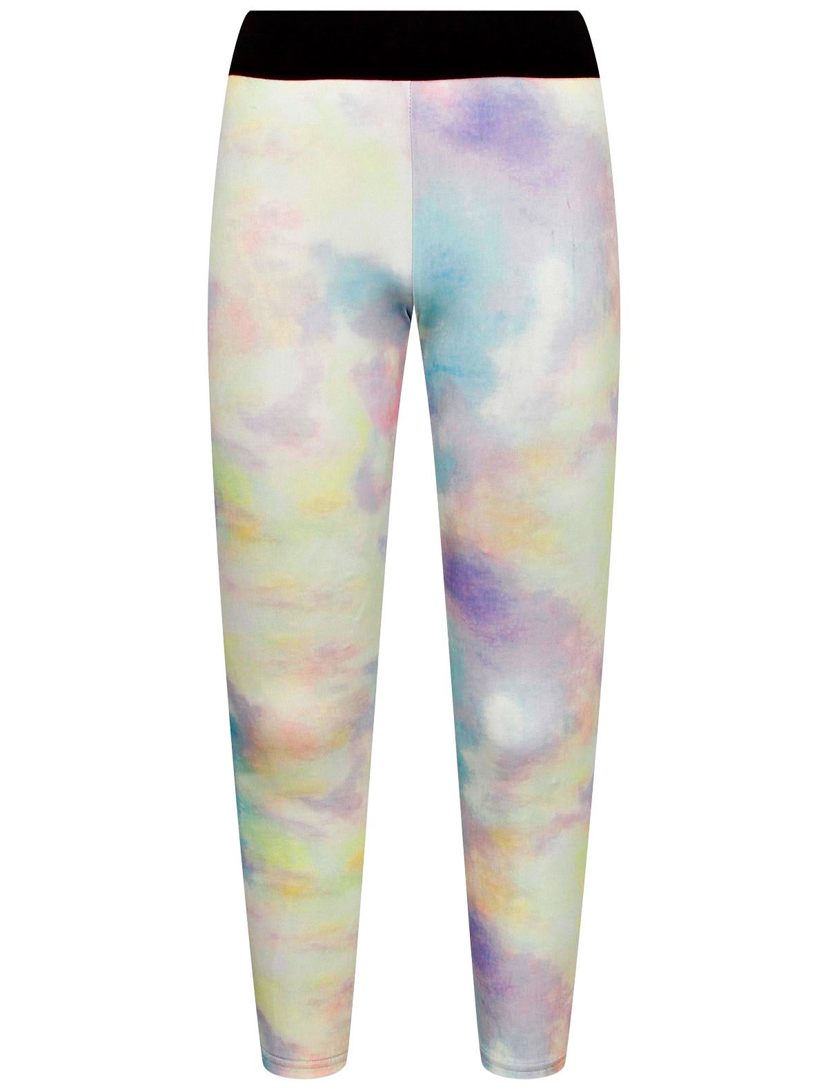 Леггинсы спортивные с принтом Тай-дай