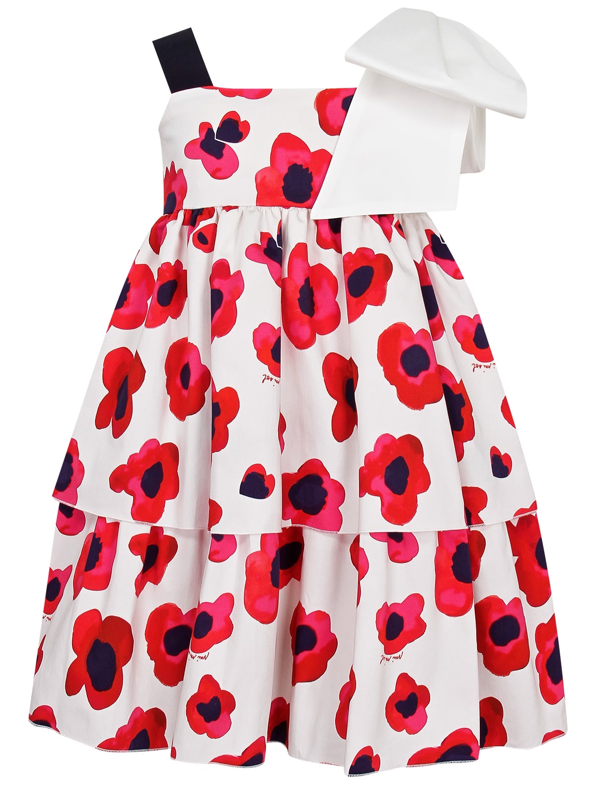 Платье с красными маками