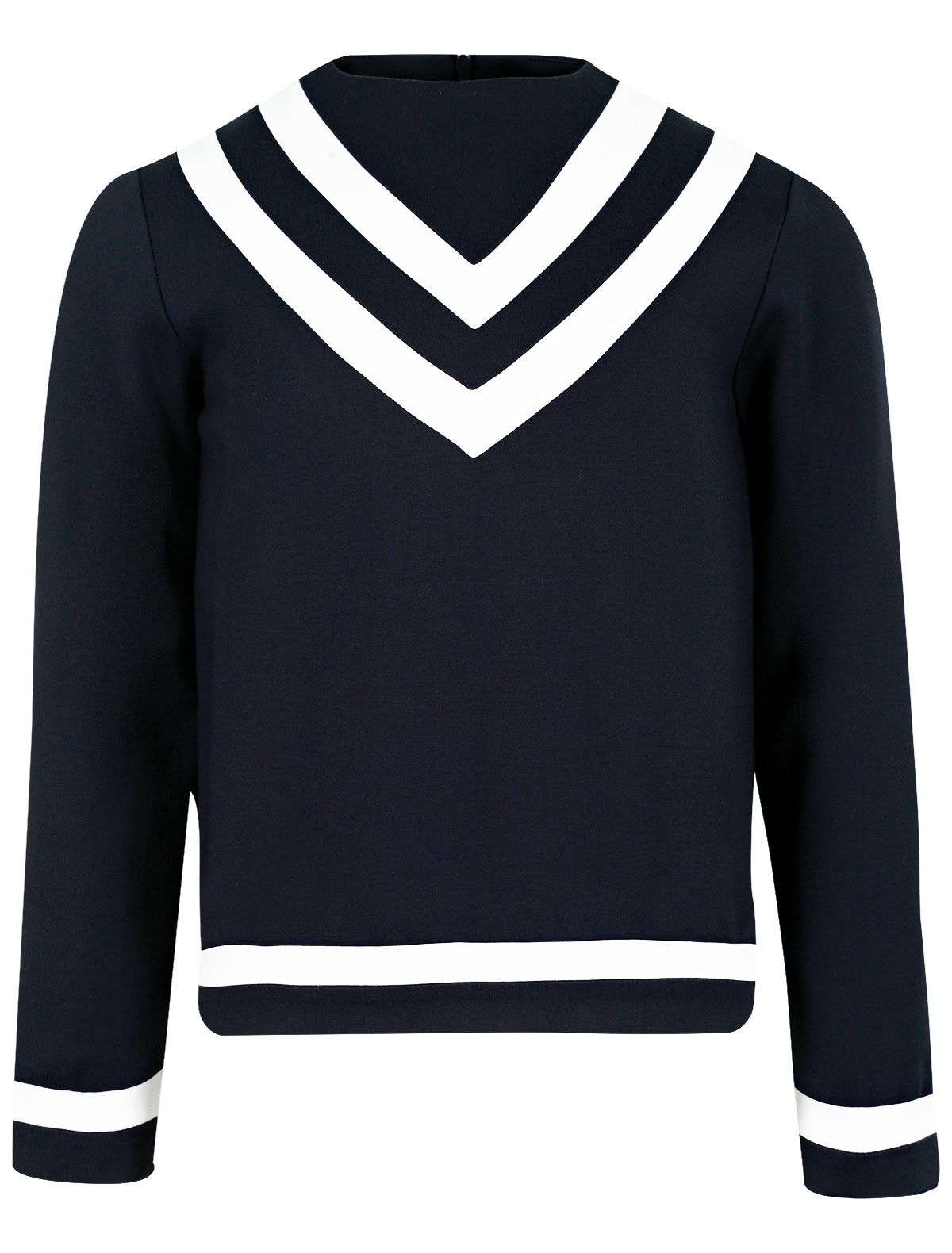 Свитшот с v-образными полосами