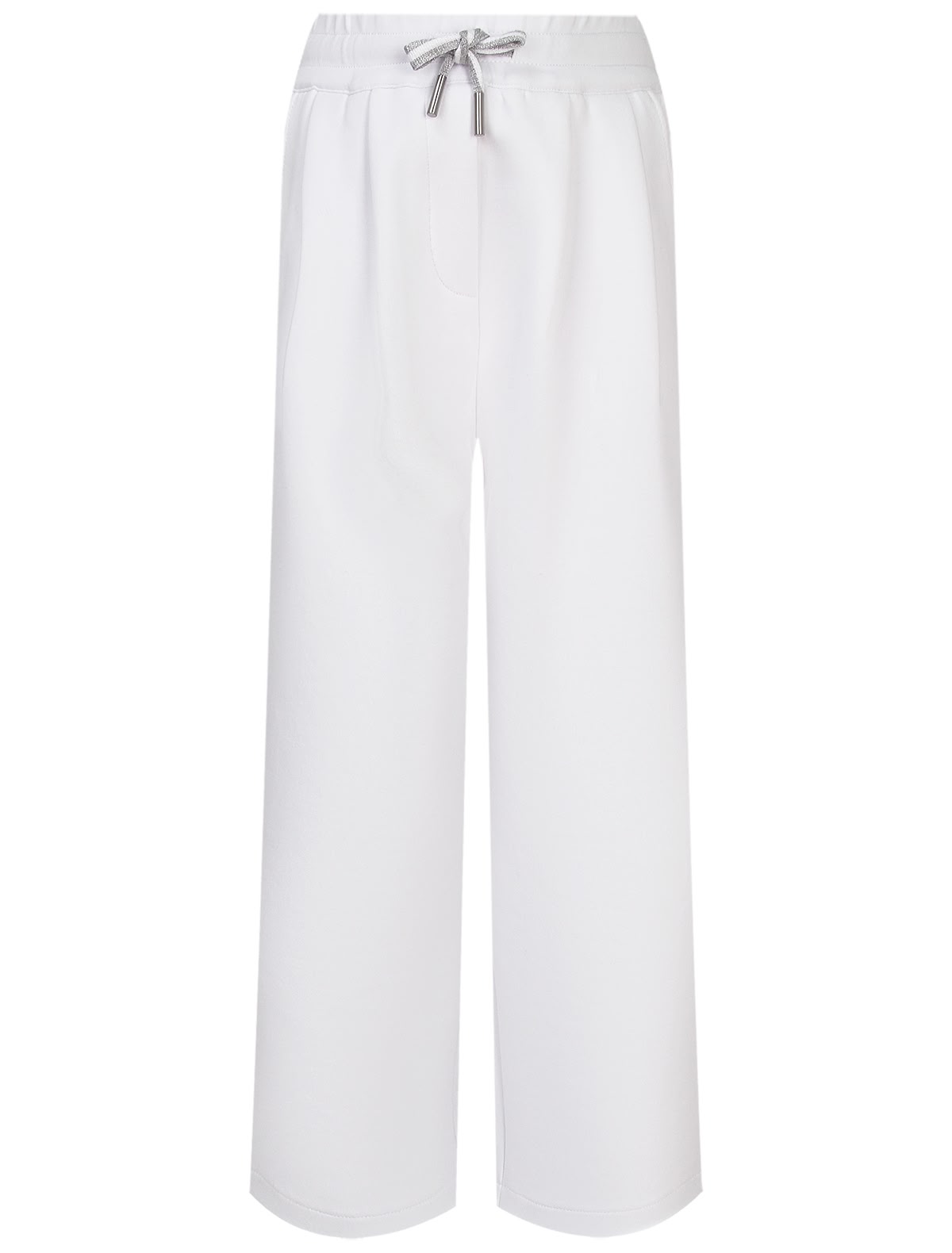 Брюки спортивные белого цвета