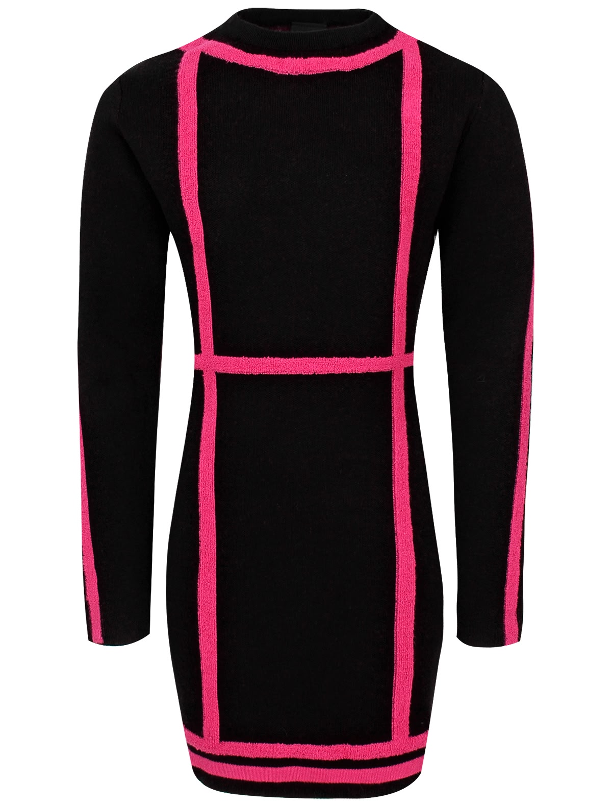 Платье с яркими полосками