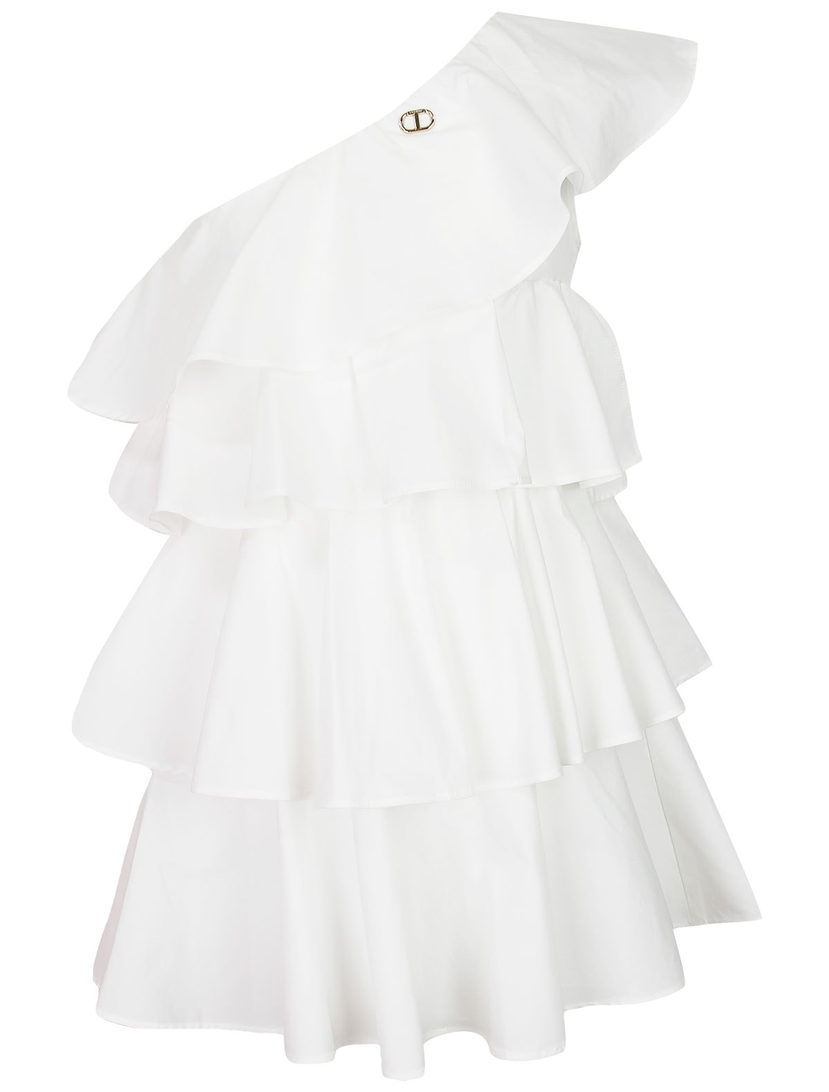 Ассиметричное ярусное платье