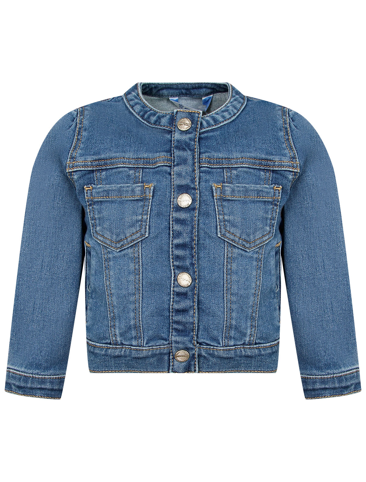 Укороченная джинсовая Куртка