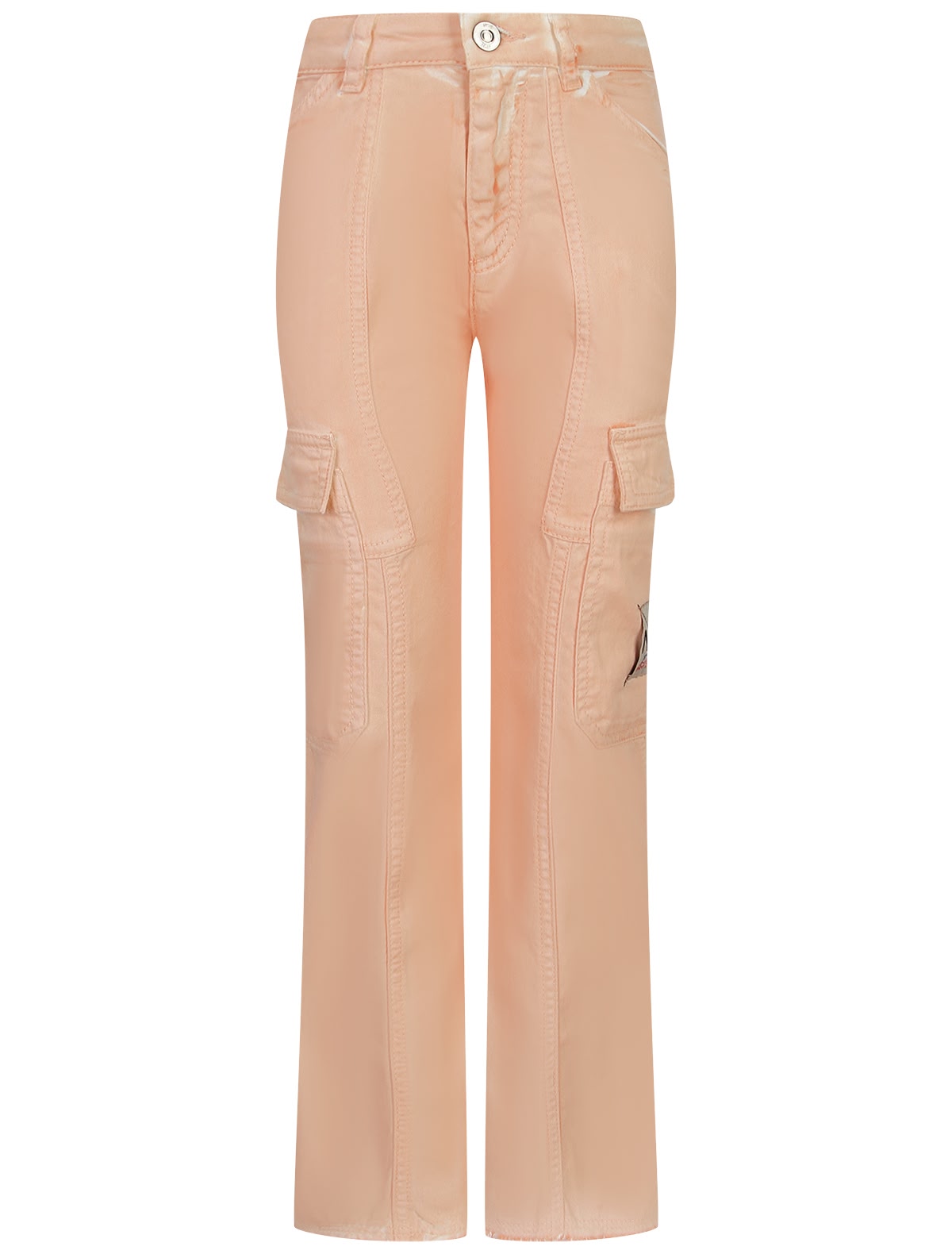 Розовые брюки-карго