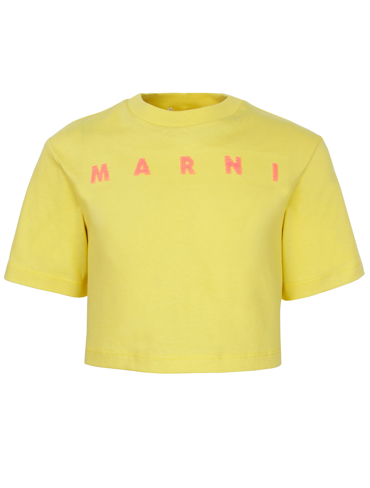 Футболка Marni желтого цвета