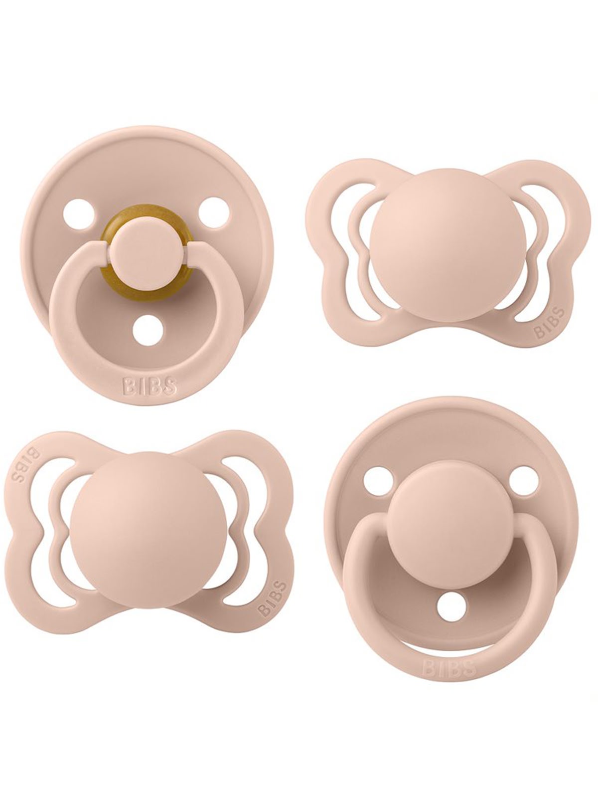 Набор пустышек из 4 шт. 0-18 мес