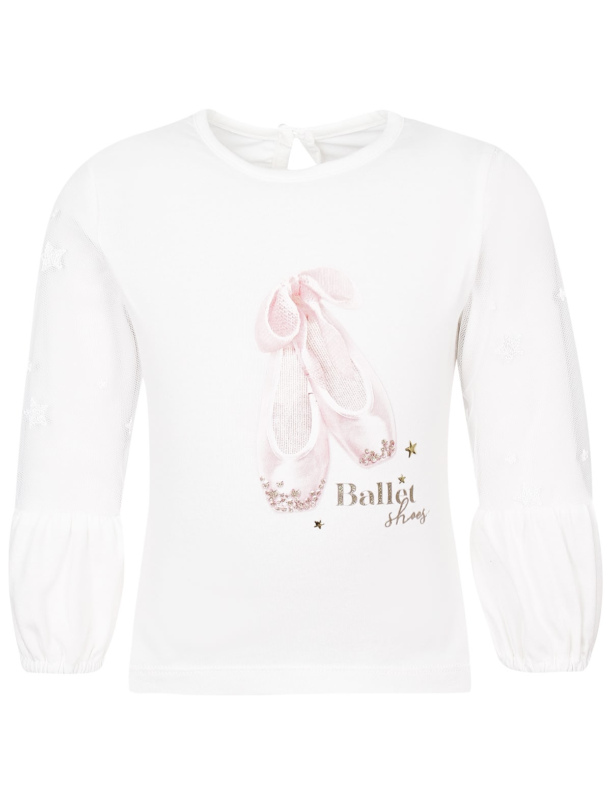 Лонгслив с принтом пуанты