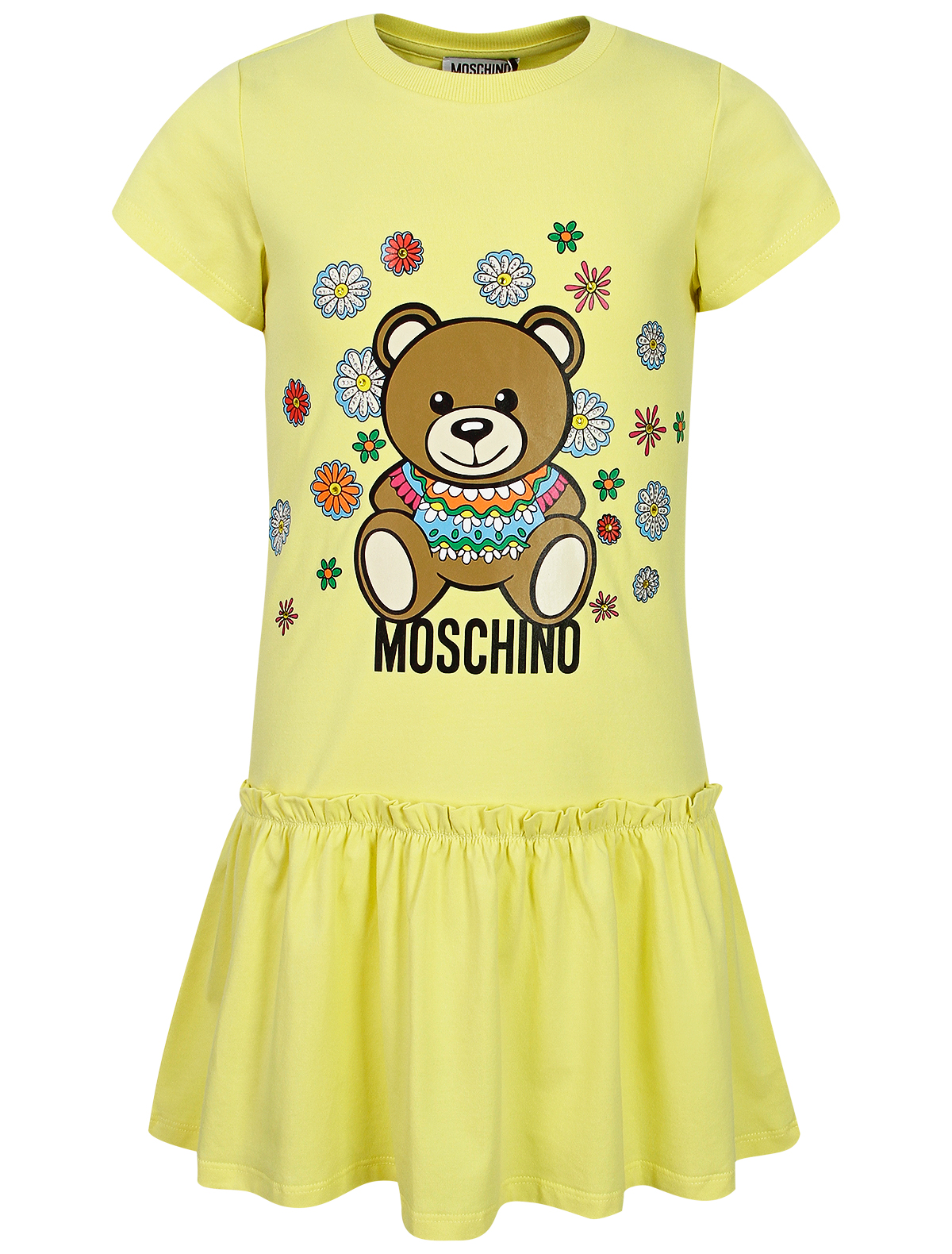 Платье Moschino 2558024, цвет желтый, размер 4 1054609377369 - фото 1