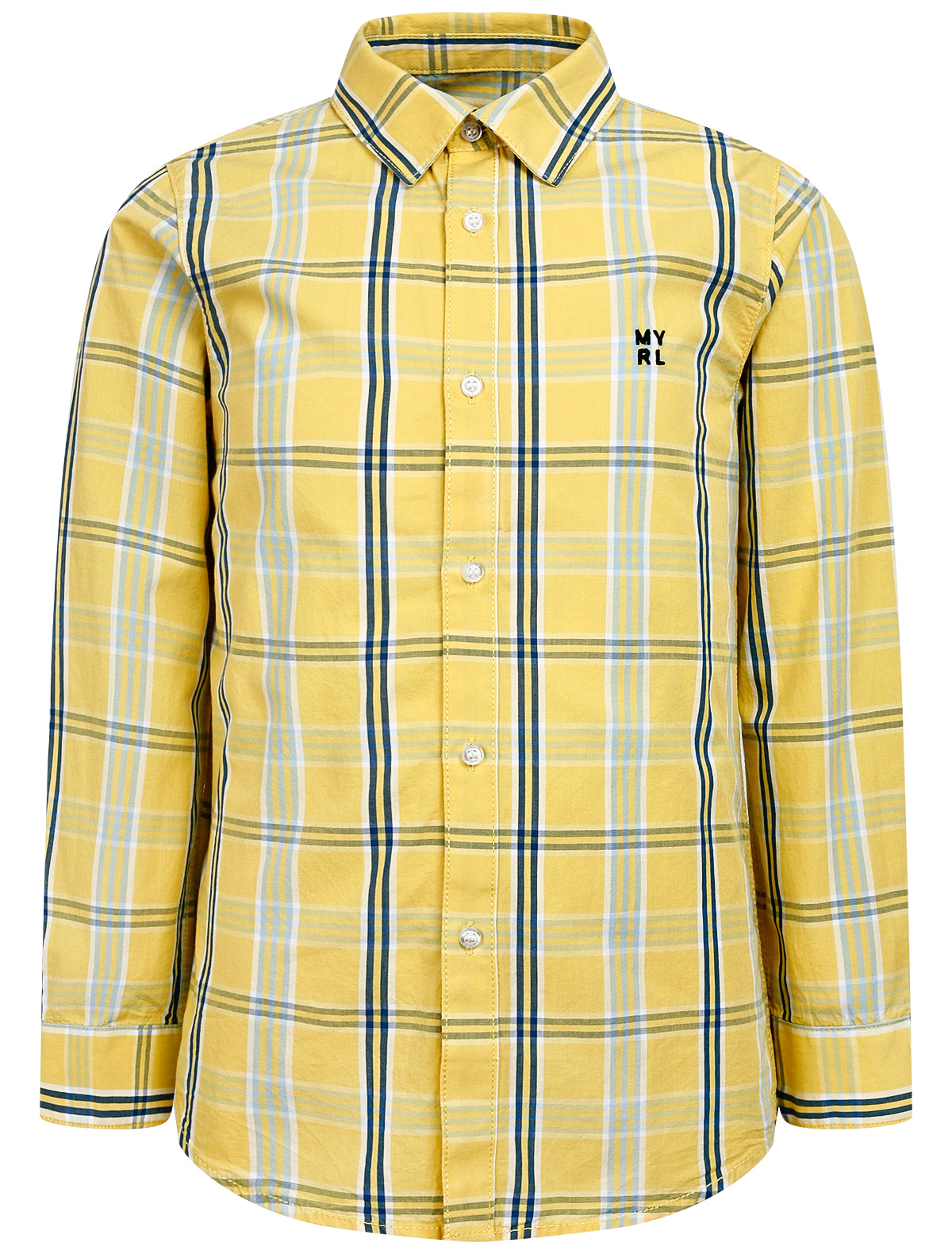 Рубашка Mayoral 2292696, цвет желтый, размер 8