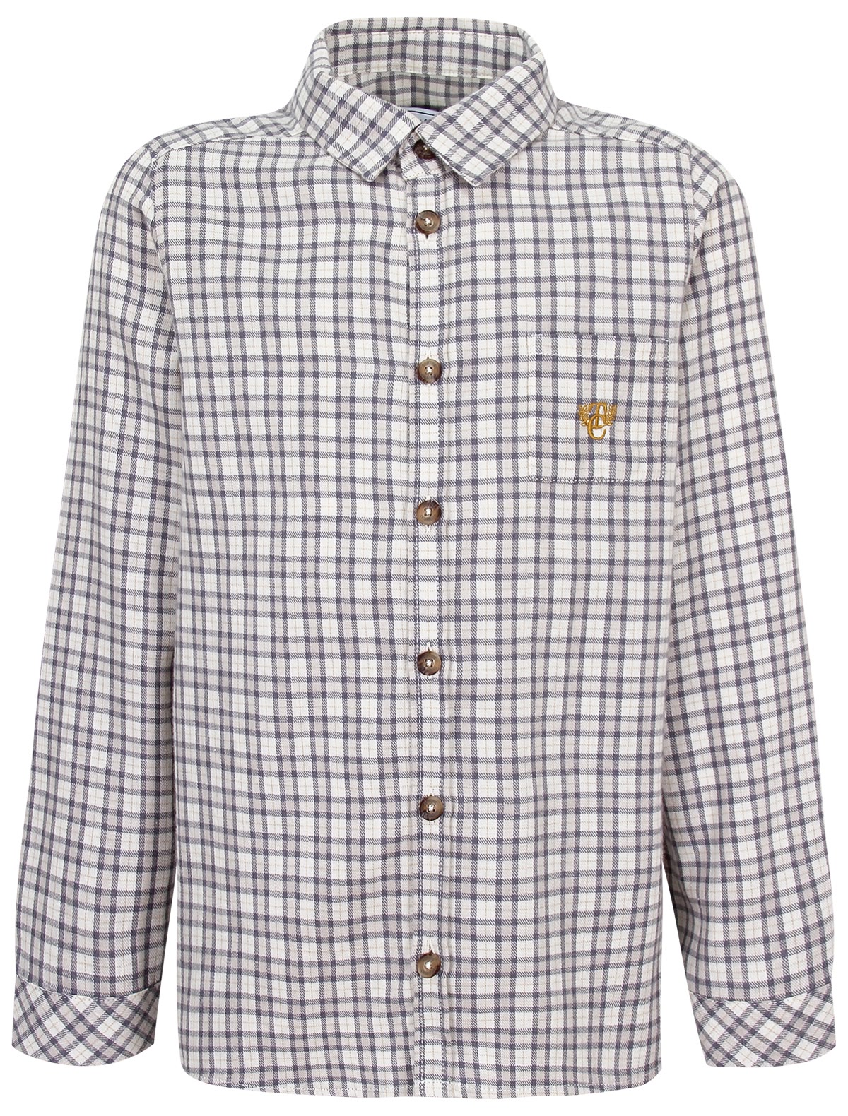 Рубашка в мелкую клетку