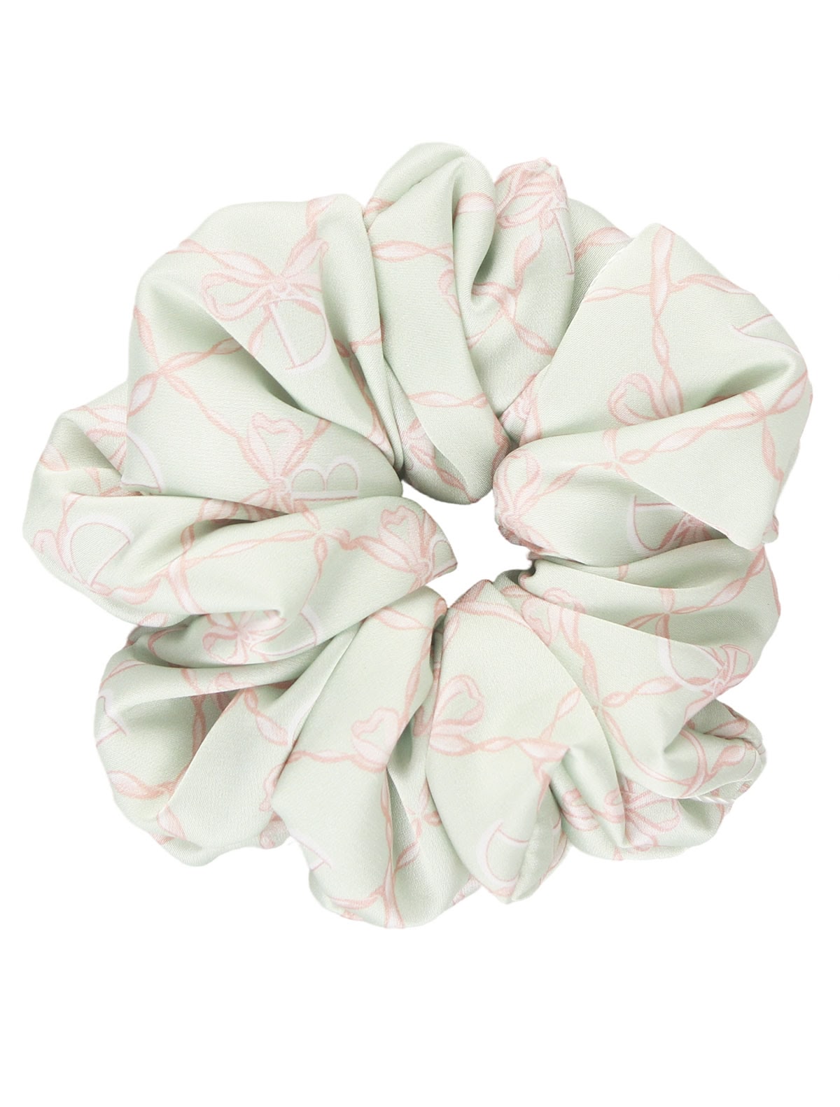 Фисташковая резинка с узором