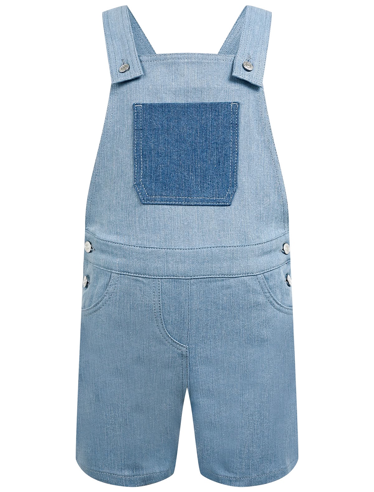 Комбинезон с контрастными карманами