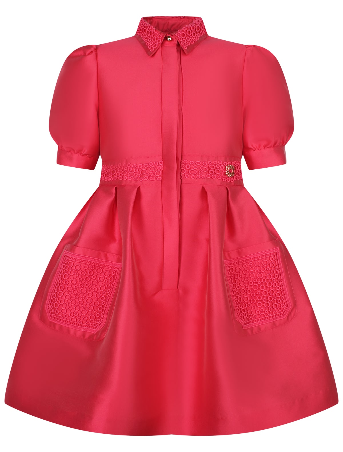 Платье с рукавами-фонариками