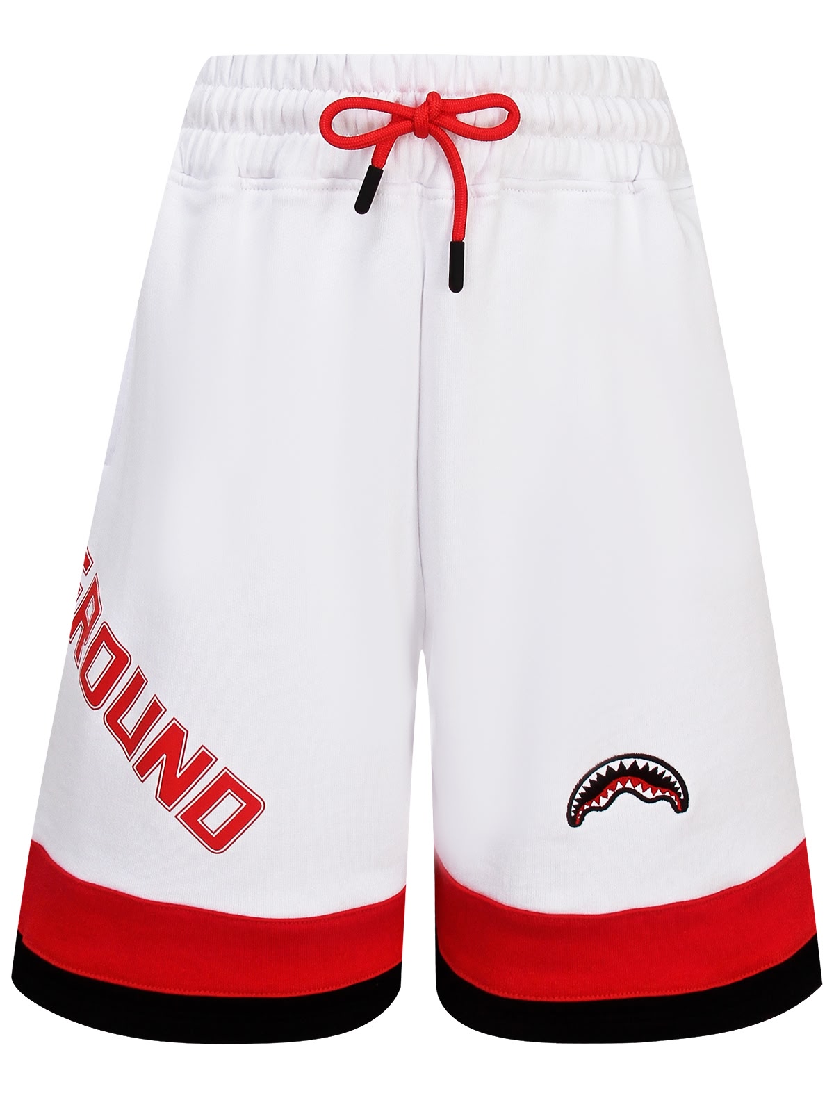 Белые шорты с логотипом