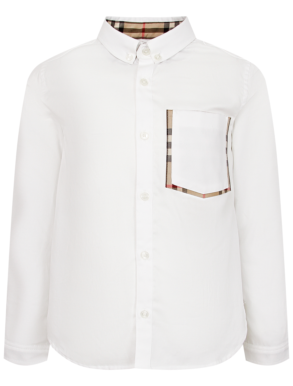Рубашка Burberry 2037868, цвет белый, размер 9 1011219980174 - фото 1