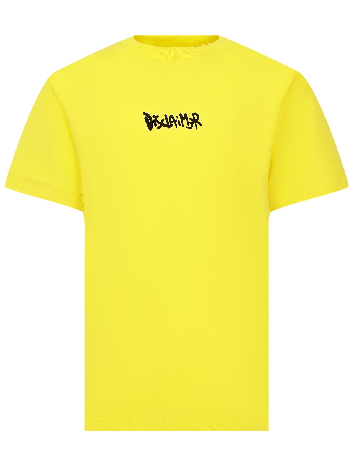 Жёлтая футболка с логотипом