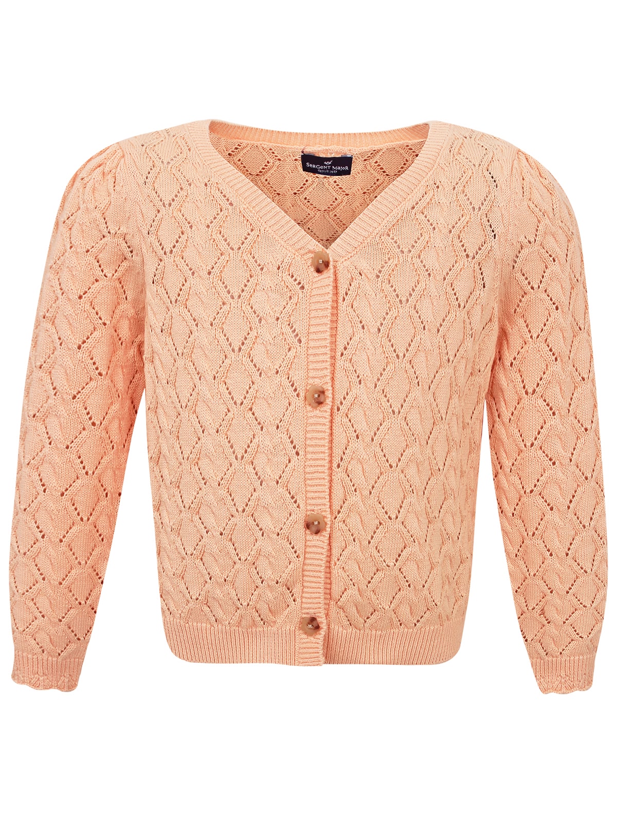 Персиковый кардиган