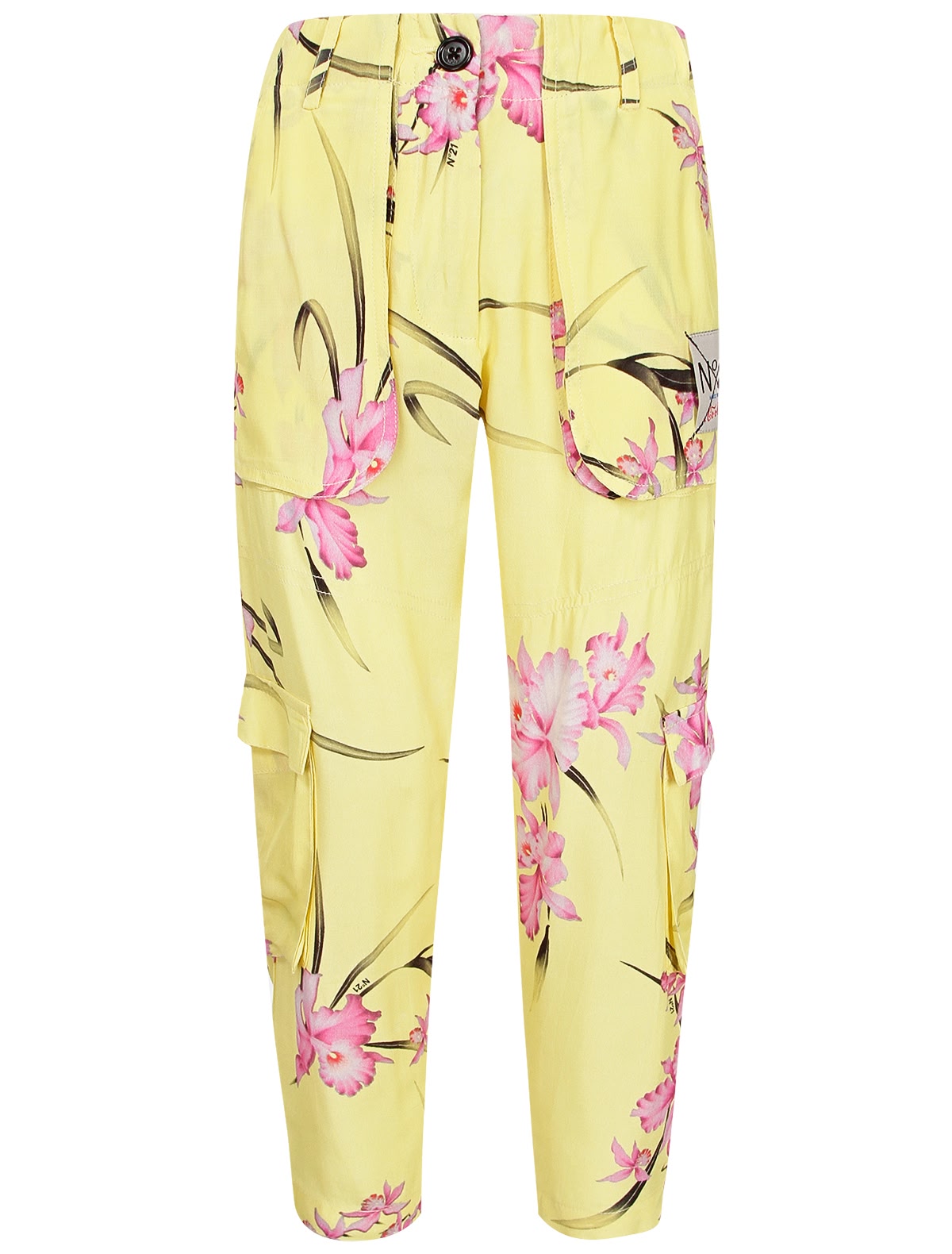 Брюки с цветочным принтом