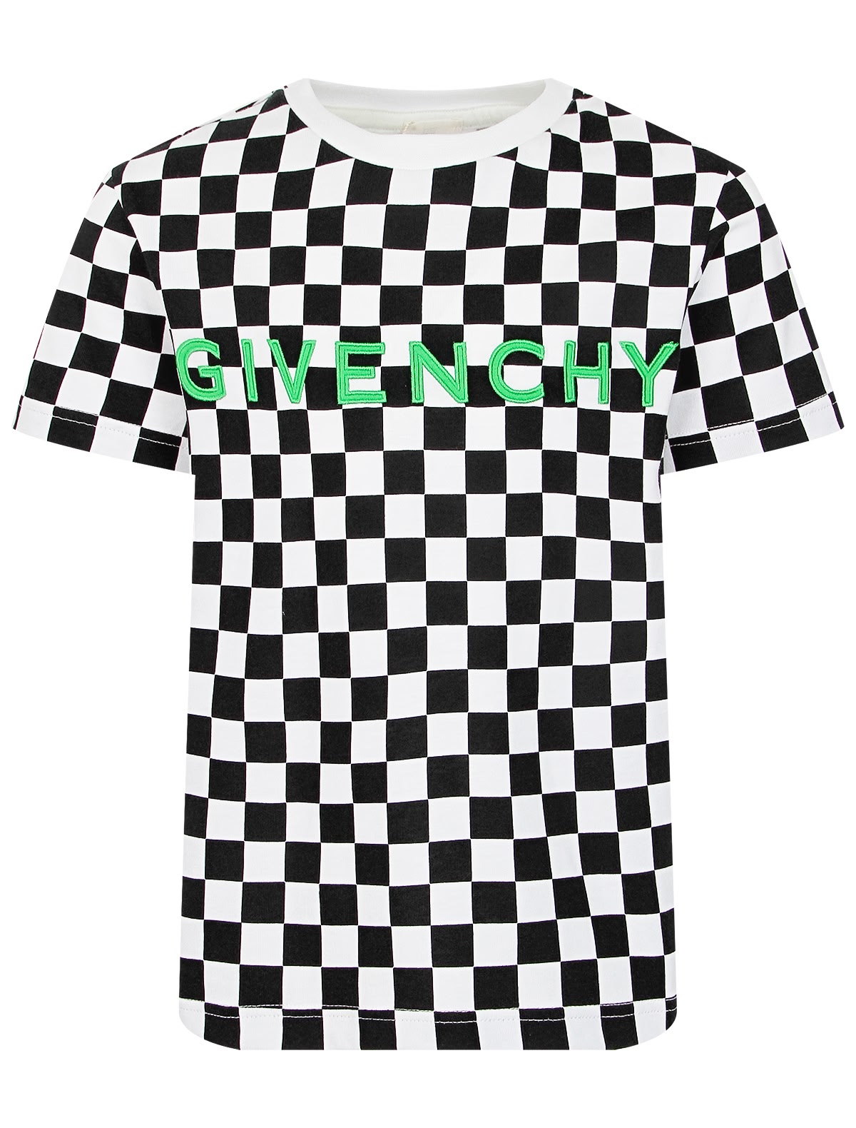 Футболка в шахматную клетку