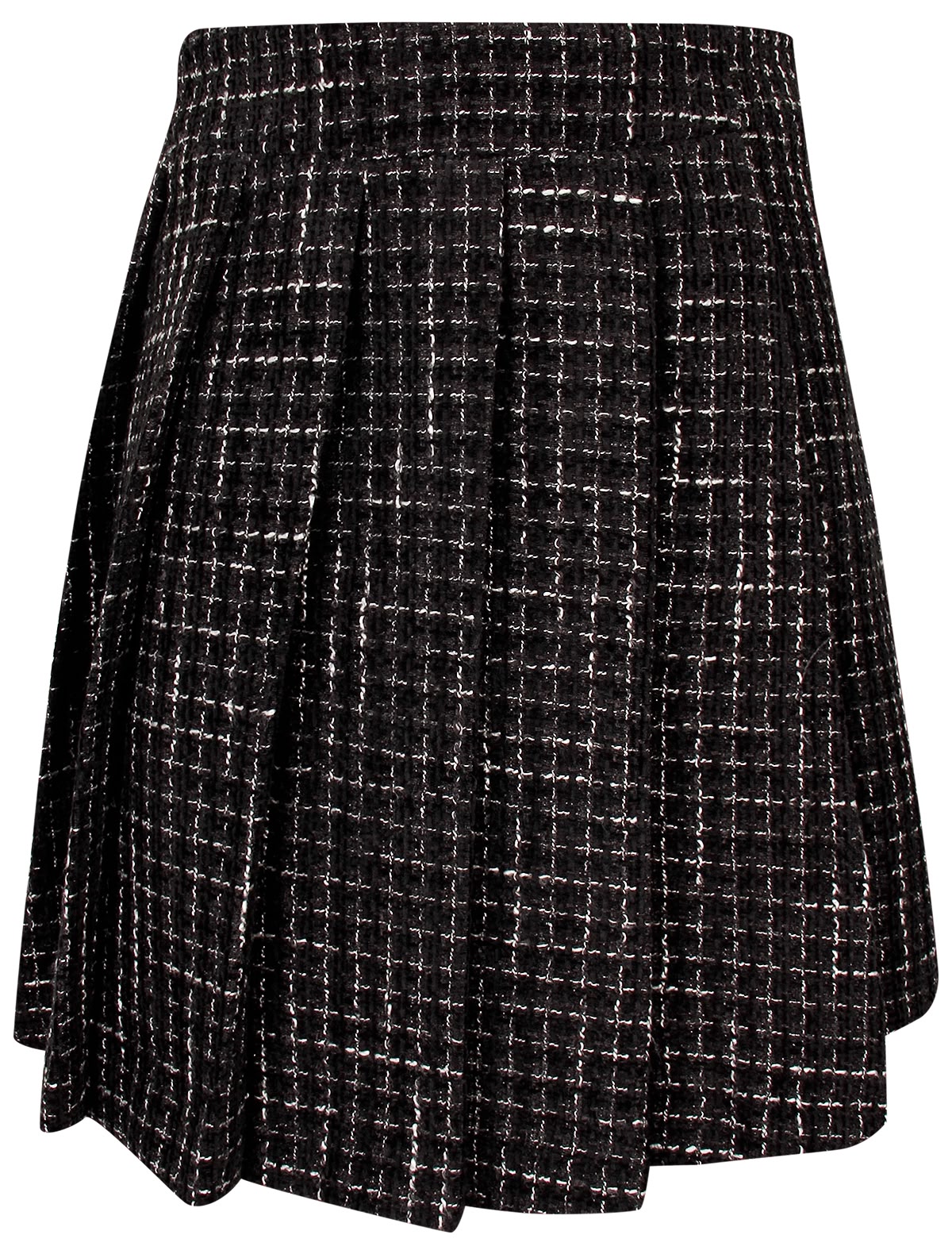 Твидовая юбка в складку