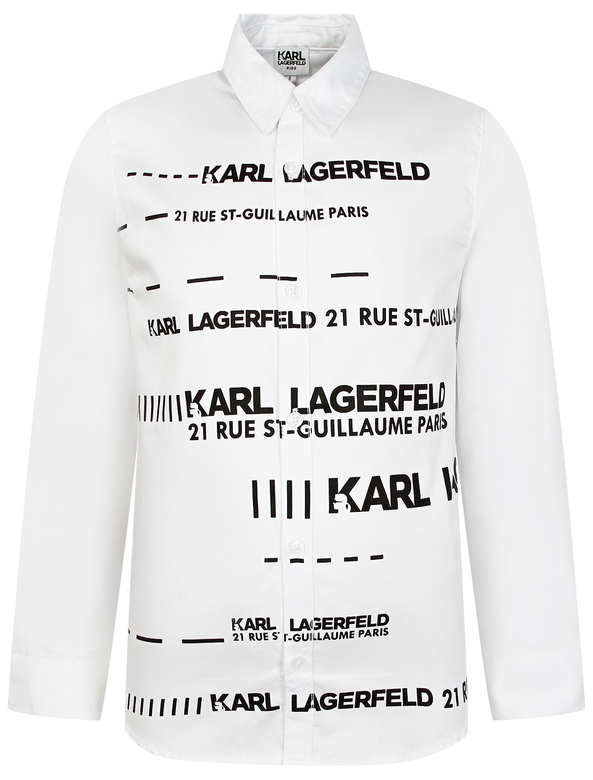 Рубашка KARL LAGERFELD 2445292, цвет белый, размер 15 1014519185492 - фото 1