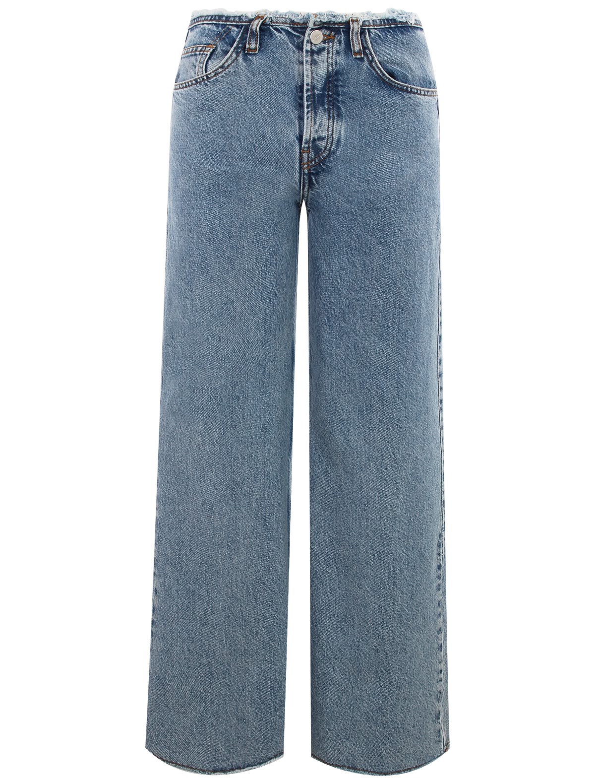 Джинсы с необработанным краем