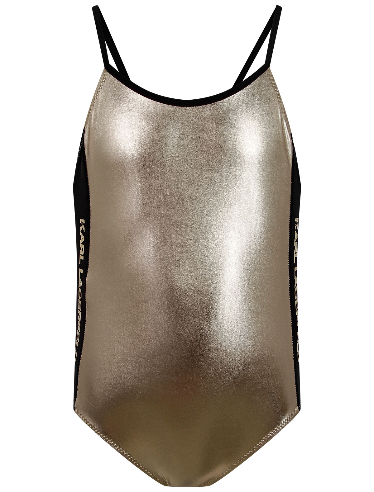 слитный золотой Купальник