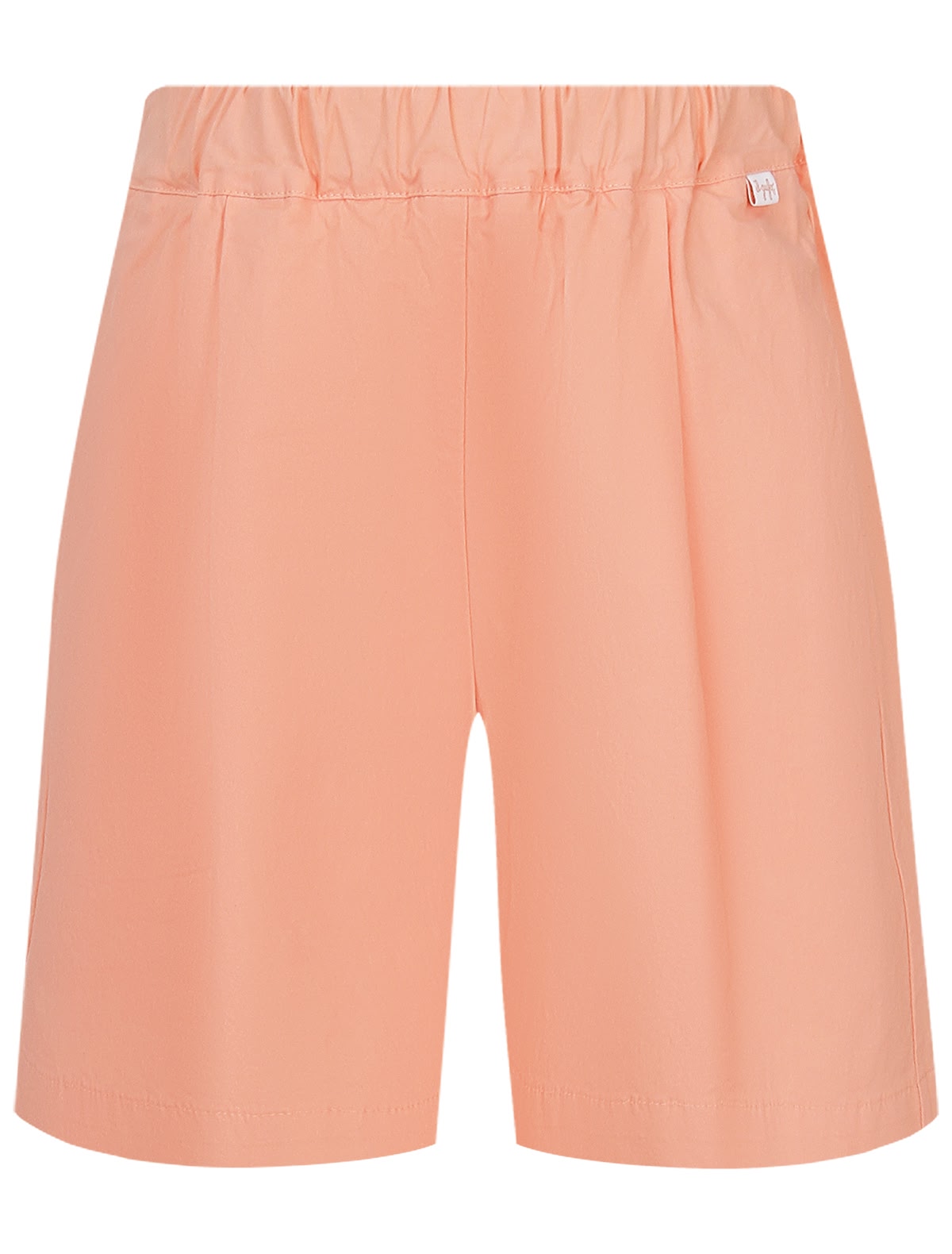 Хлопковые шорты абрикосового цвета