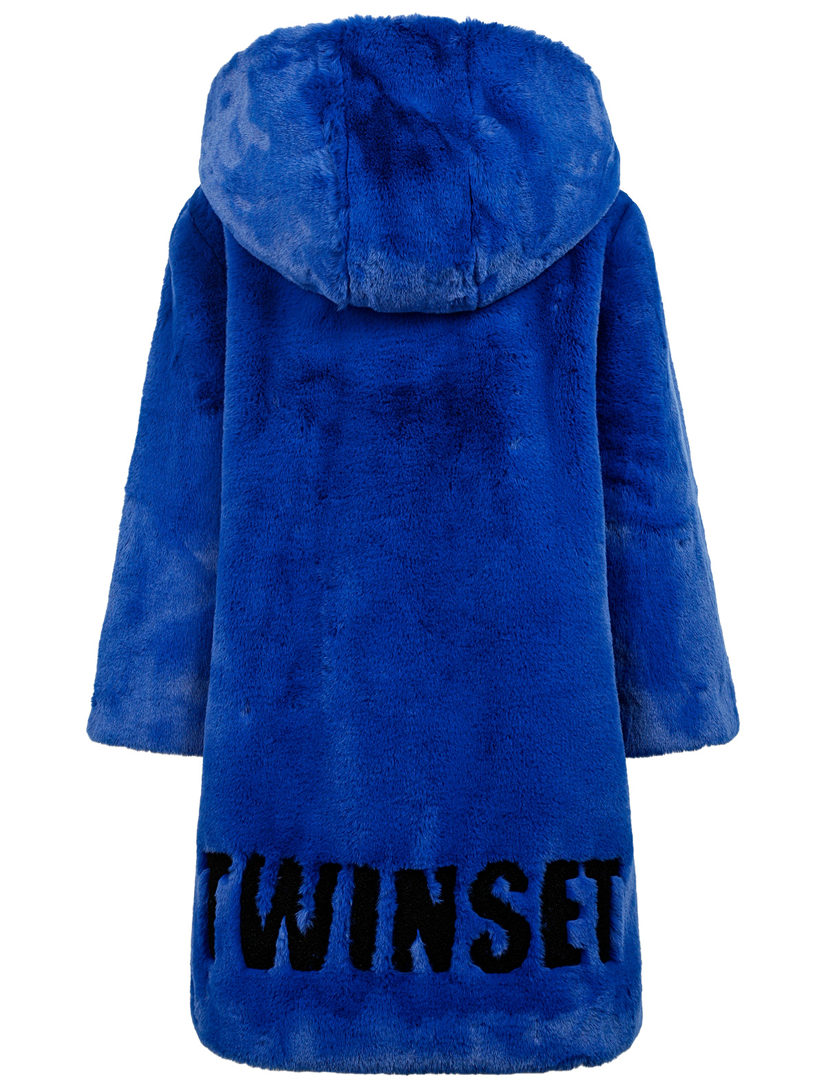 Пальто меховое TWINSET 2356073, цвет синий, размер 9 4124509180011 - фото 4