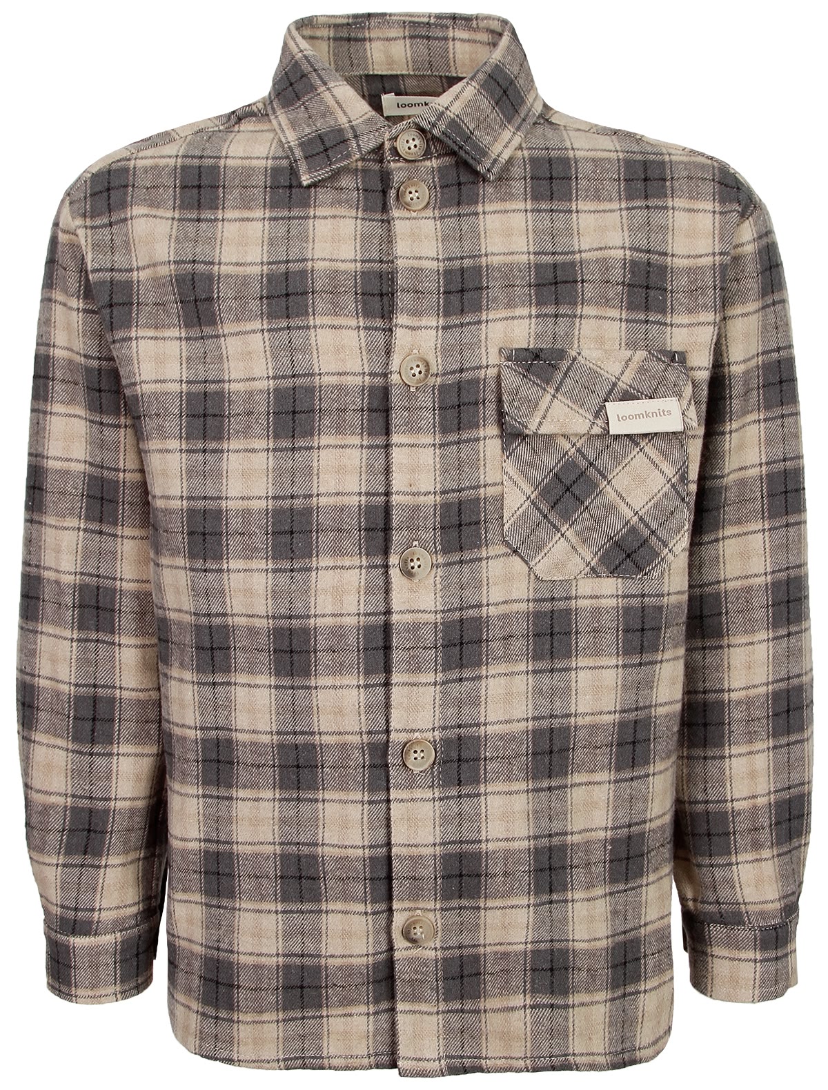 Клетчатая рубашка с карманом