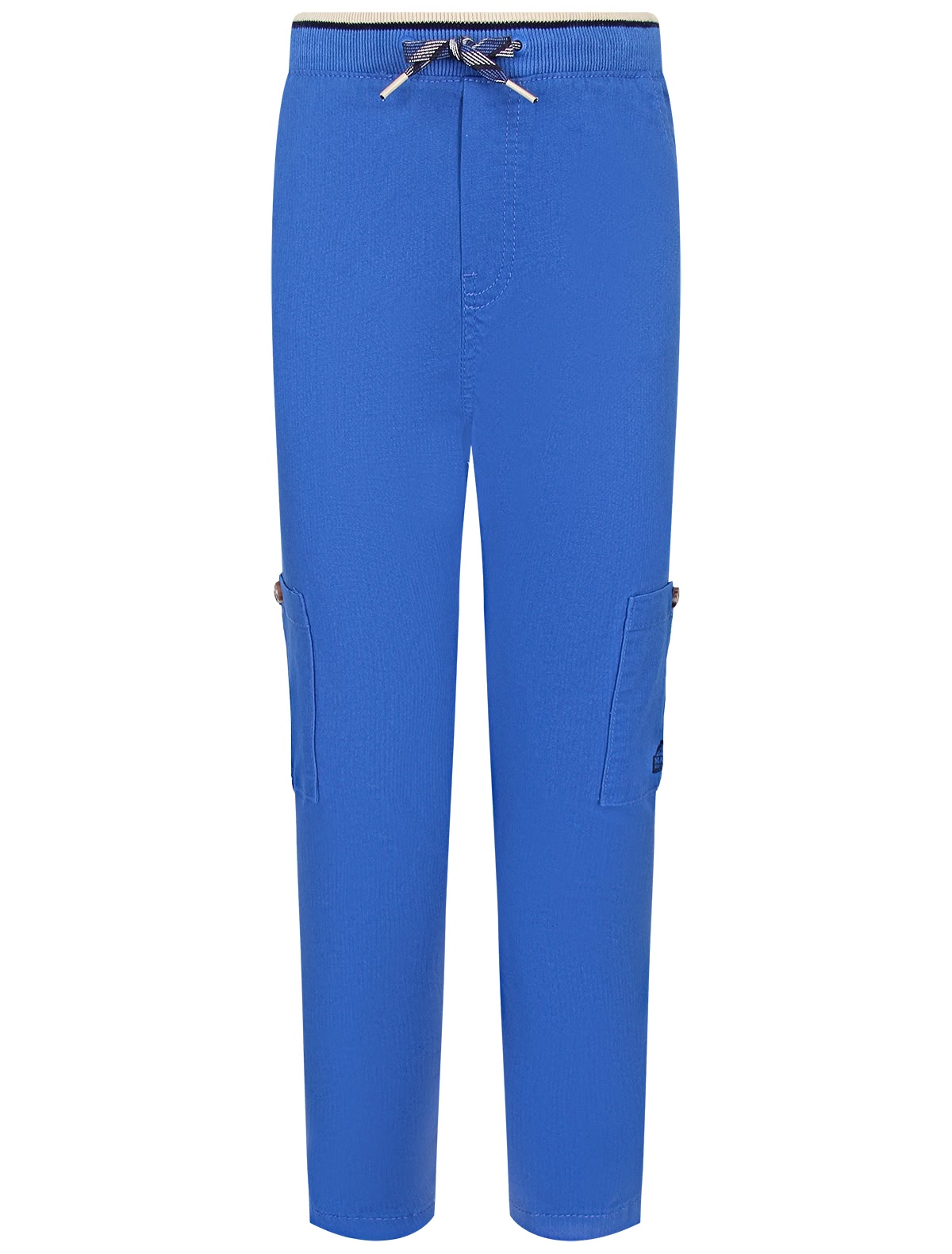 Брюки насыщенного синего цвета