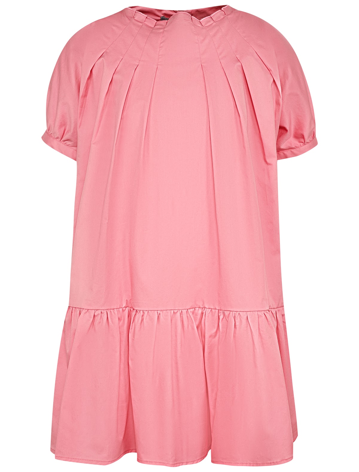 Розовое платье свободного кроя