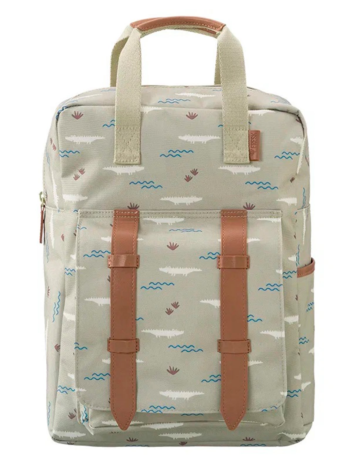 Рюкзак с принтом крокодилы