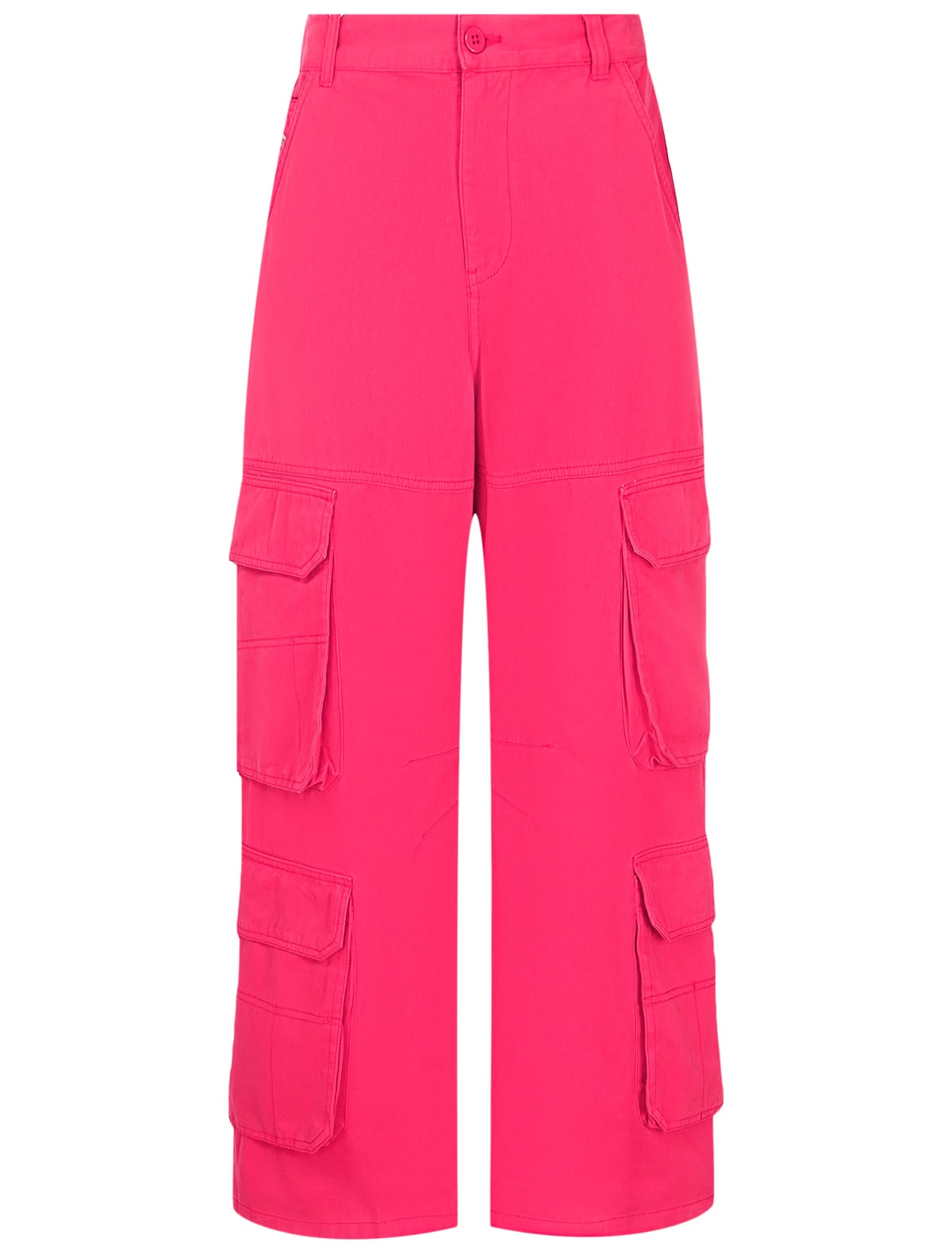 Розовые брюки-карго