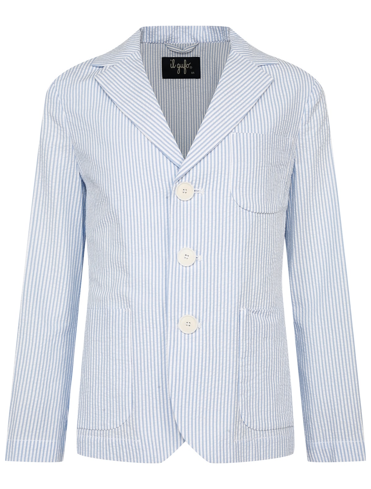 Хлопковый пиджак в полоску