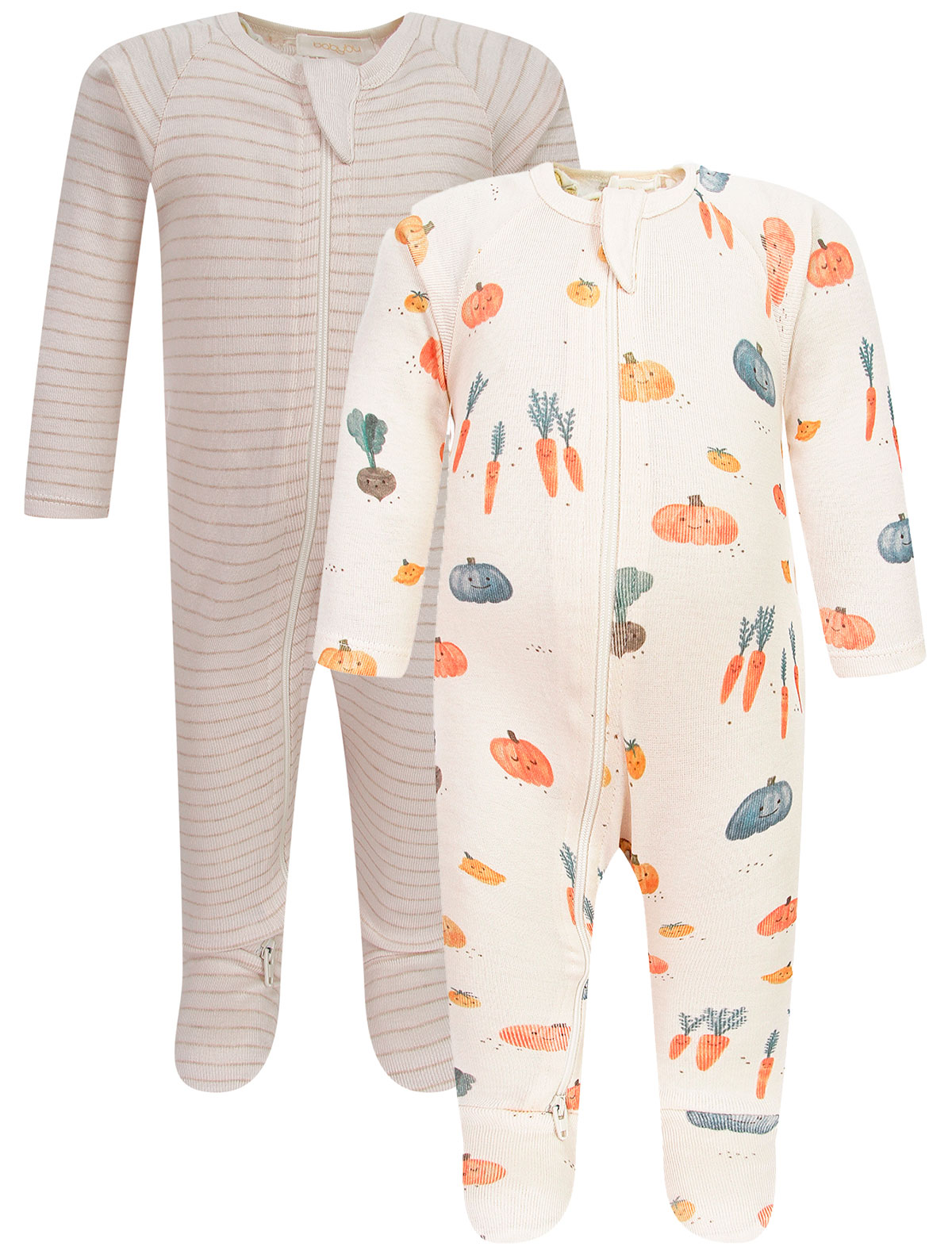 Набор из 2-х комбинезонов с принтами