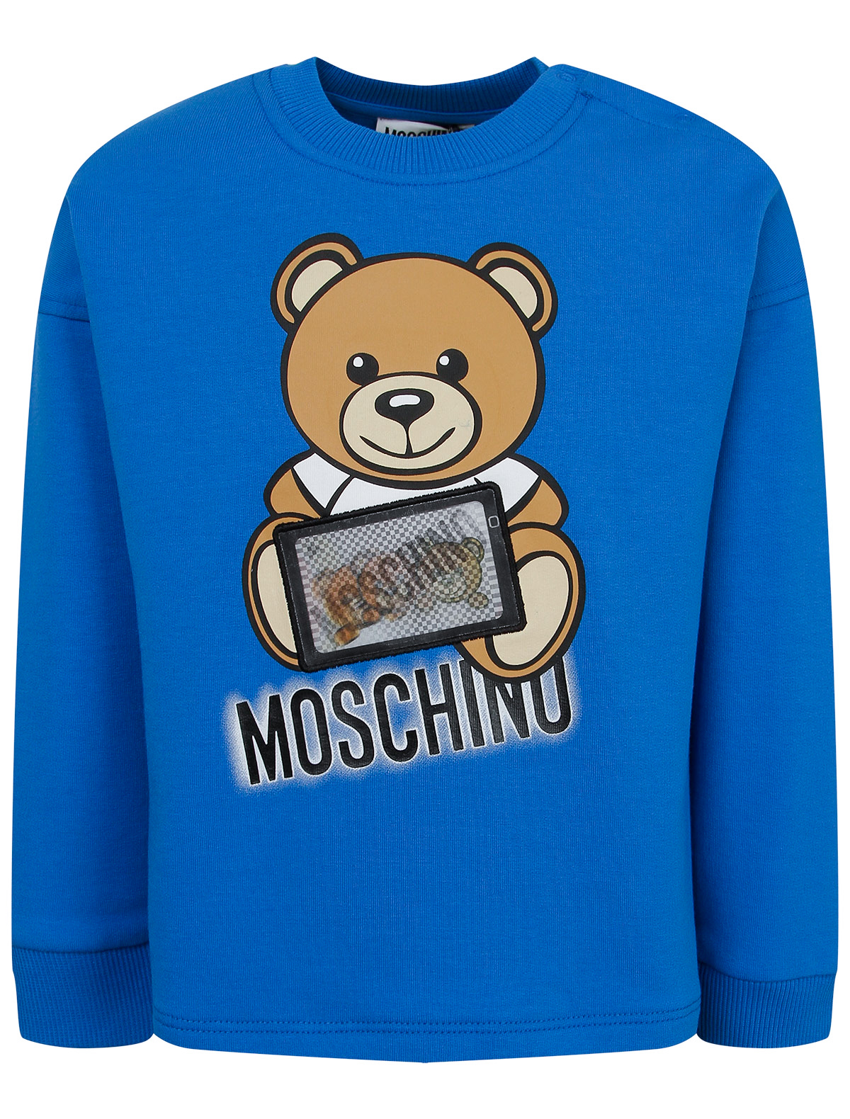 Свитшот Moschino 2232351, цвет синий, размер 3