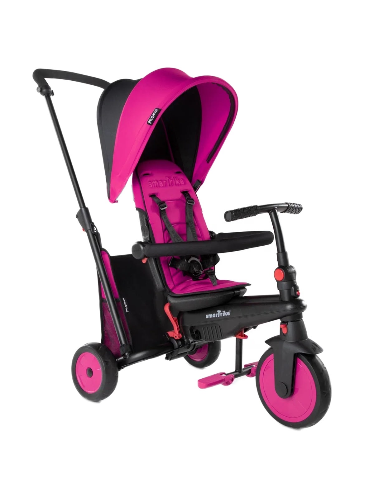 Трехколесный складной велосипед SmarTrike STR3, Pink