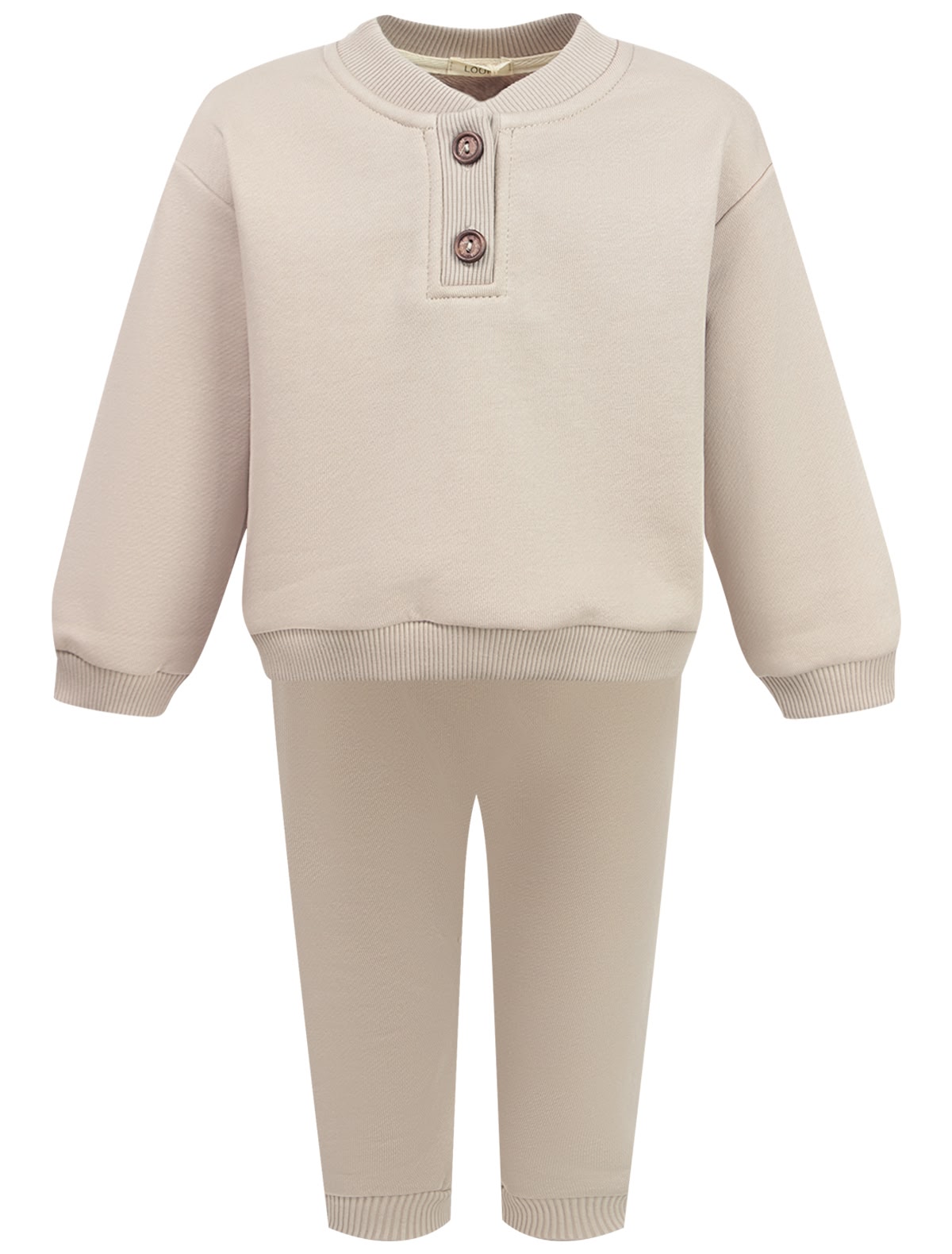 Бежевый спортивный костюм